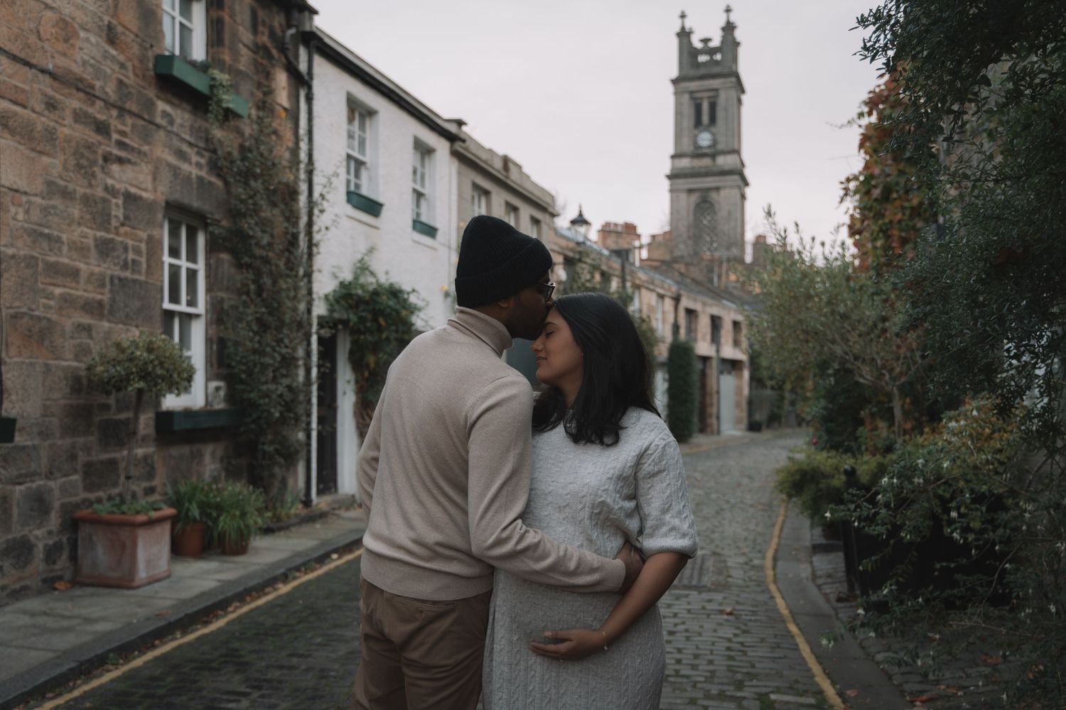 Maternity photoshoot, Circus Lane