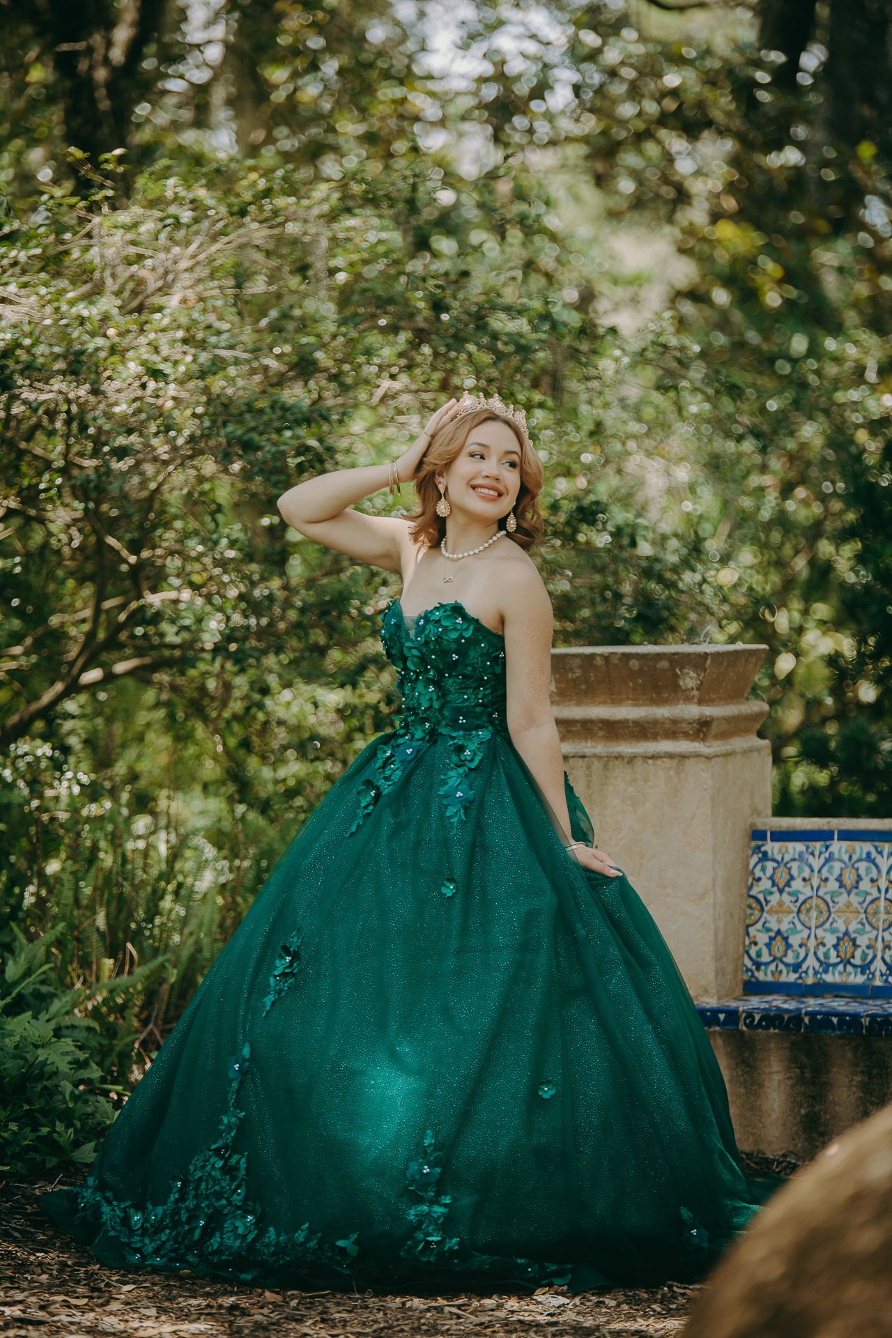 Bok Tower Gardens portrait session for teen birthday
