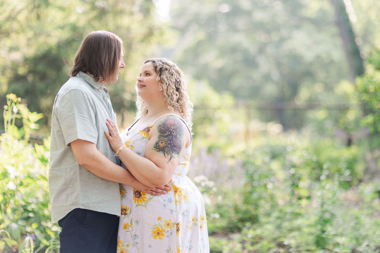Lilacia Park Lombard IL engagement photography summer session