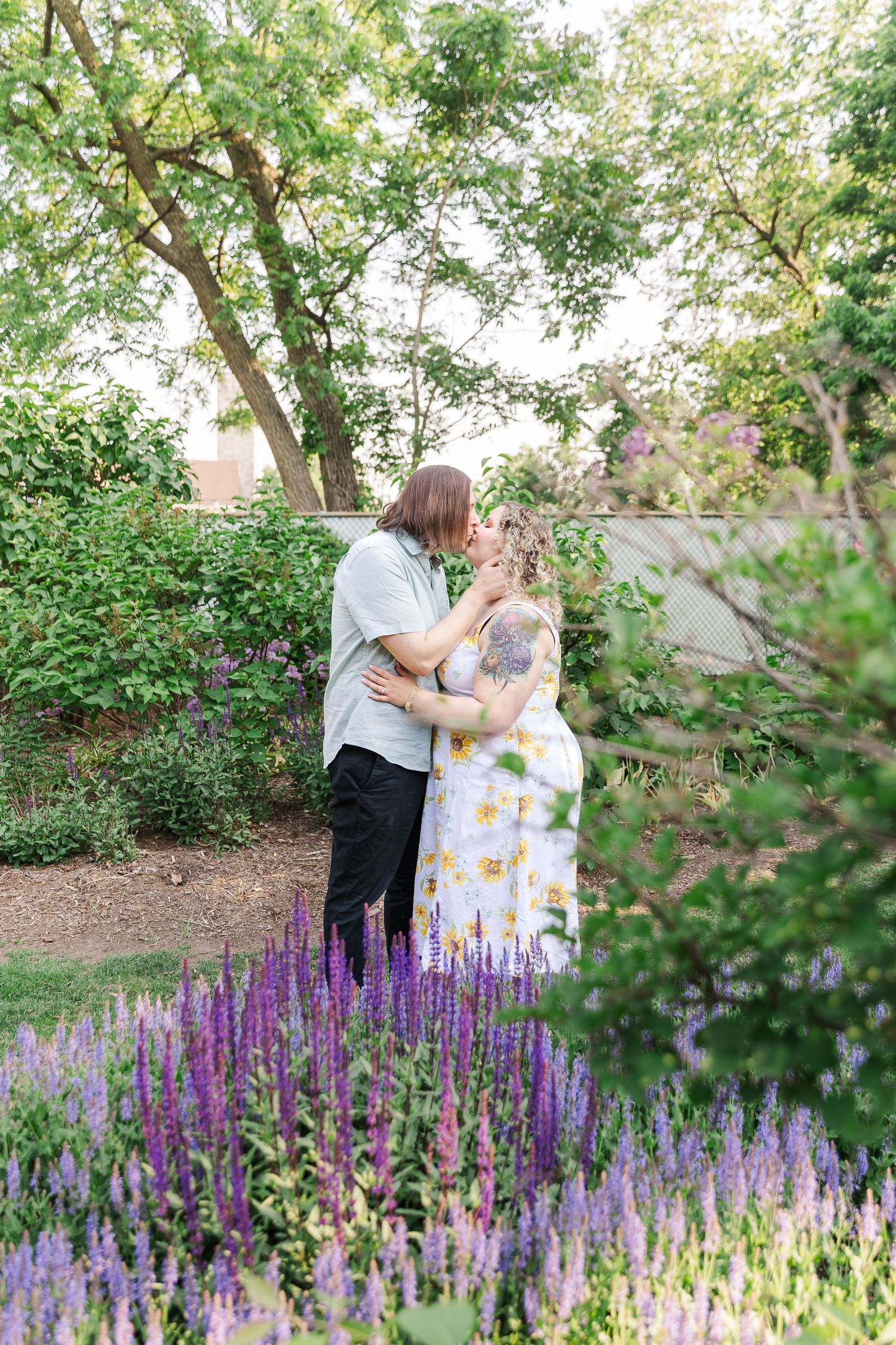 Lilacia Park Lombard IL engagement photography summer session