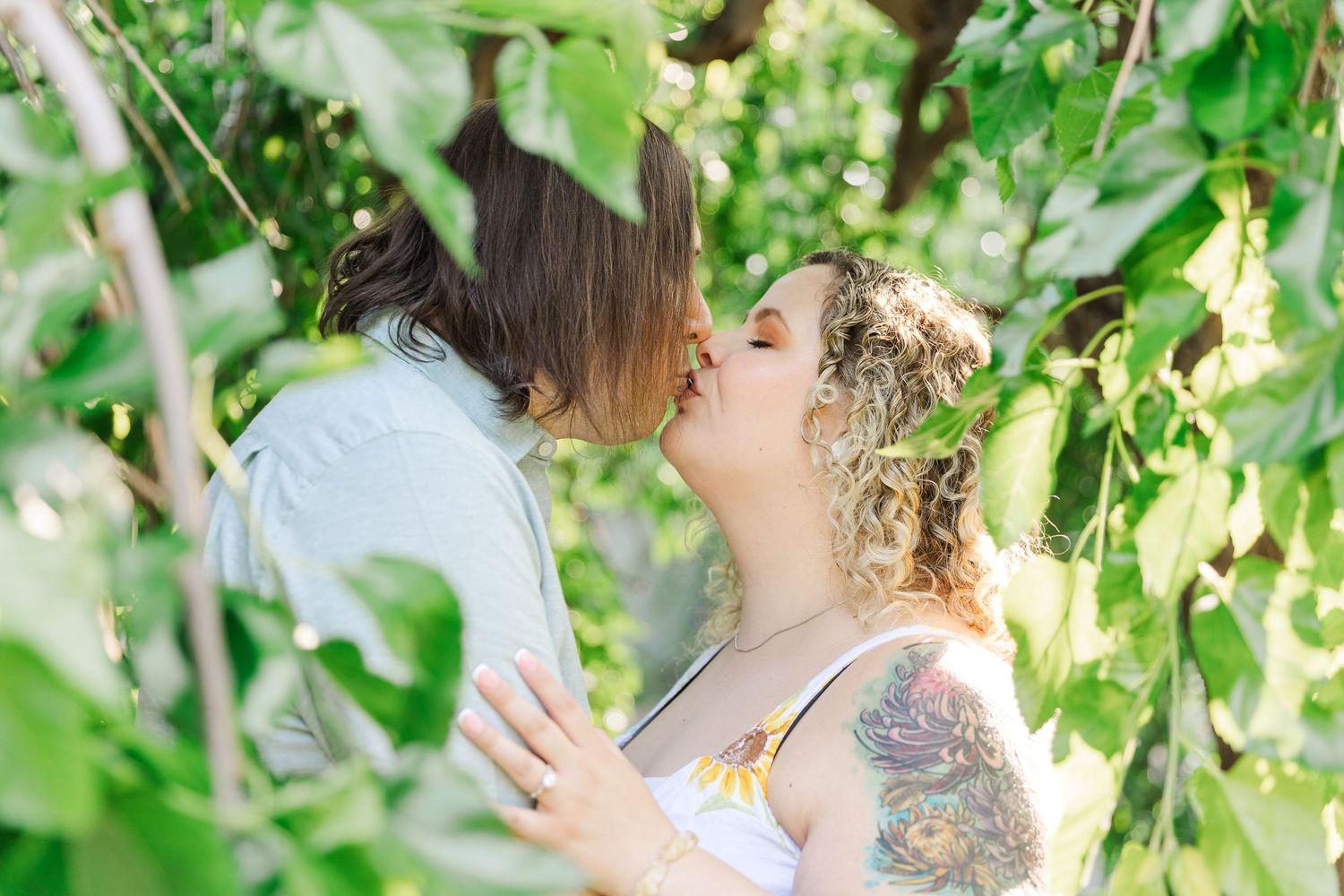 Lilacia Park Lombard IL engagement photography summer session