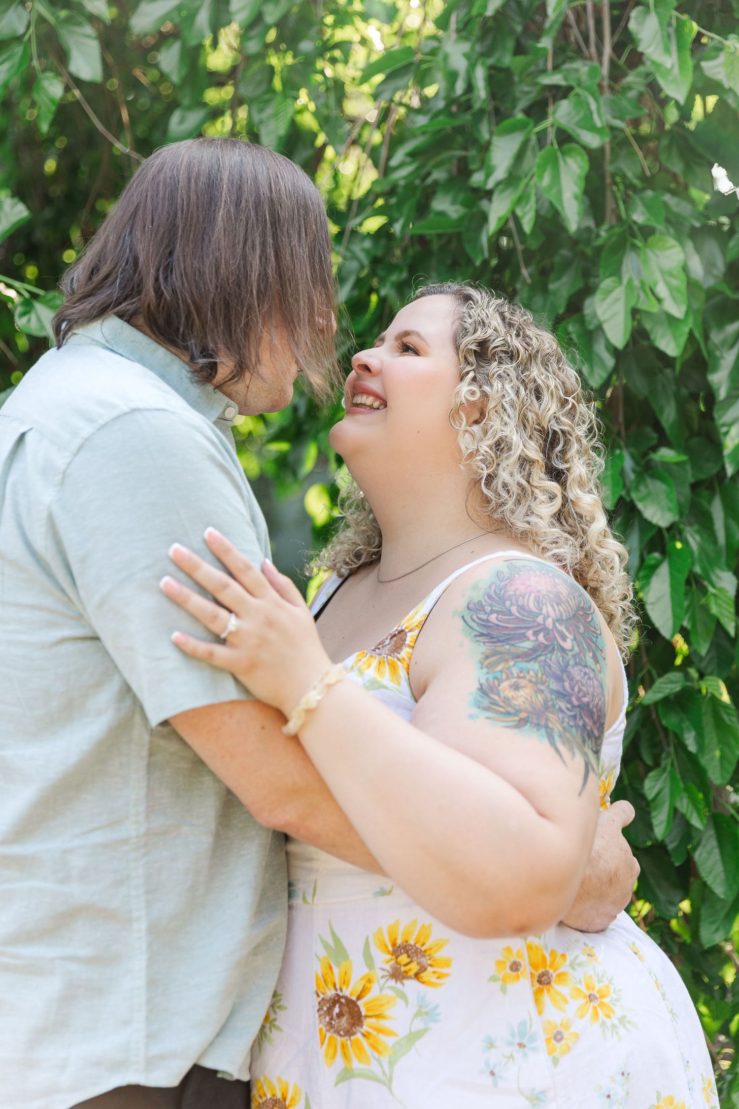 Lombard IL engagement photos by Chicago wedding photographer