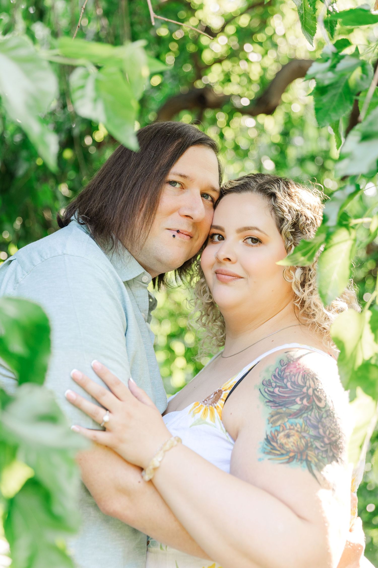 Lombard IL engagement photos by Chicago wedding photographer