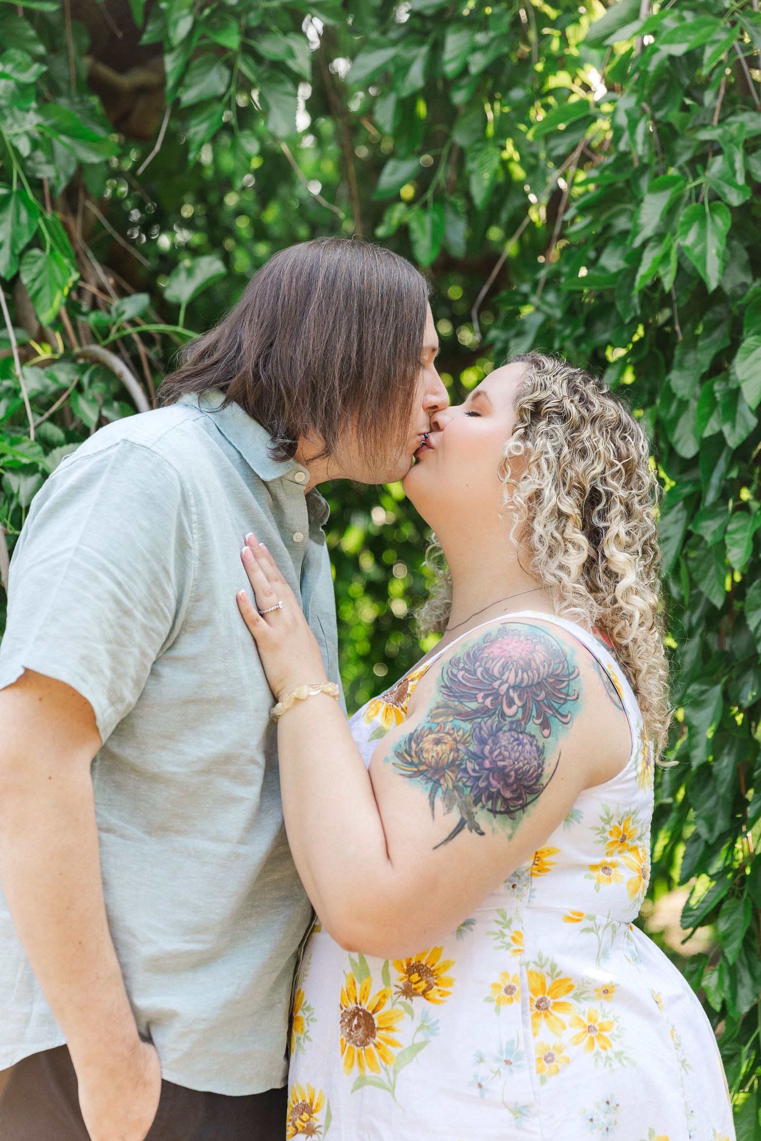 Lilacia Park Lombard IL engagement photography summer session