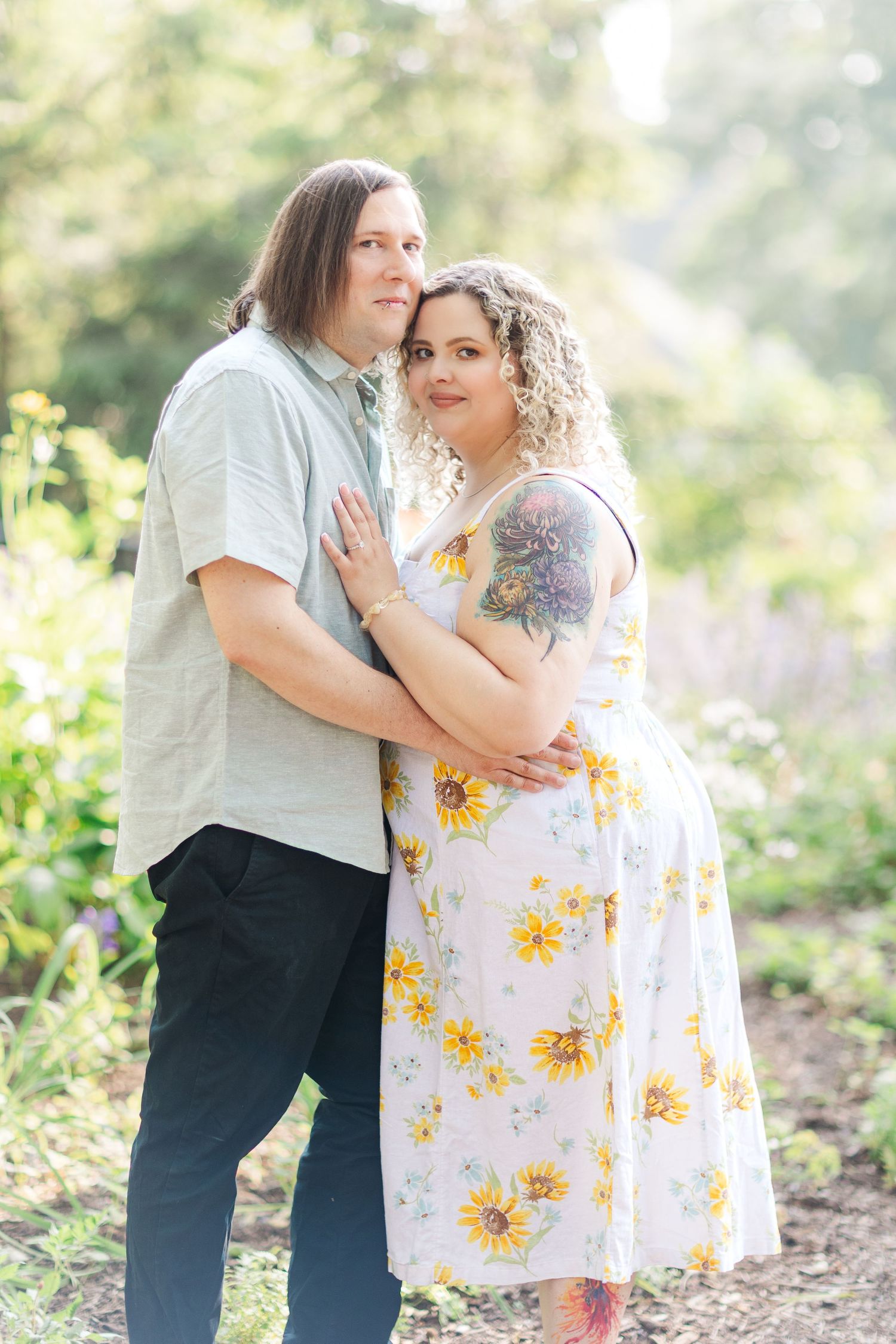 Lombard IL engagement photos by Chicago wedding photographer