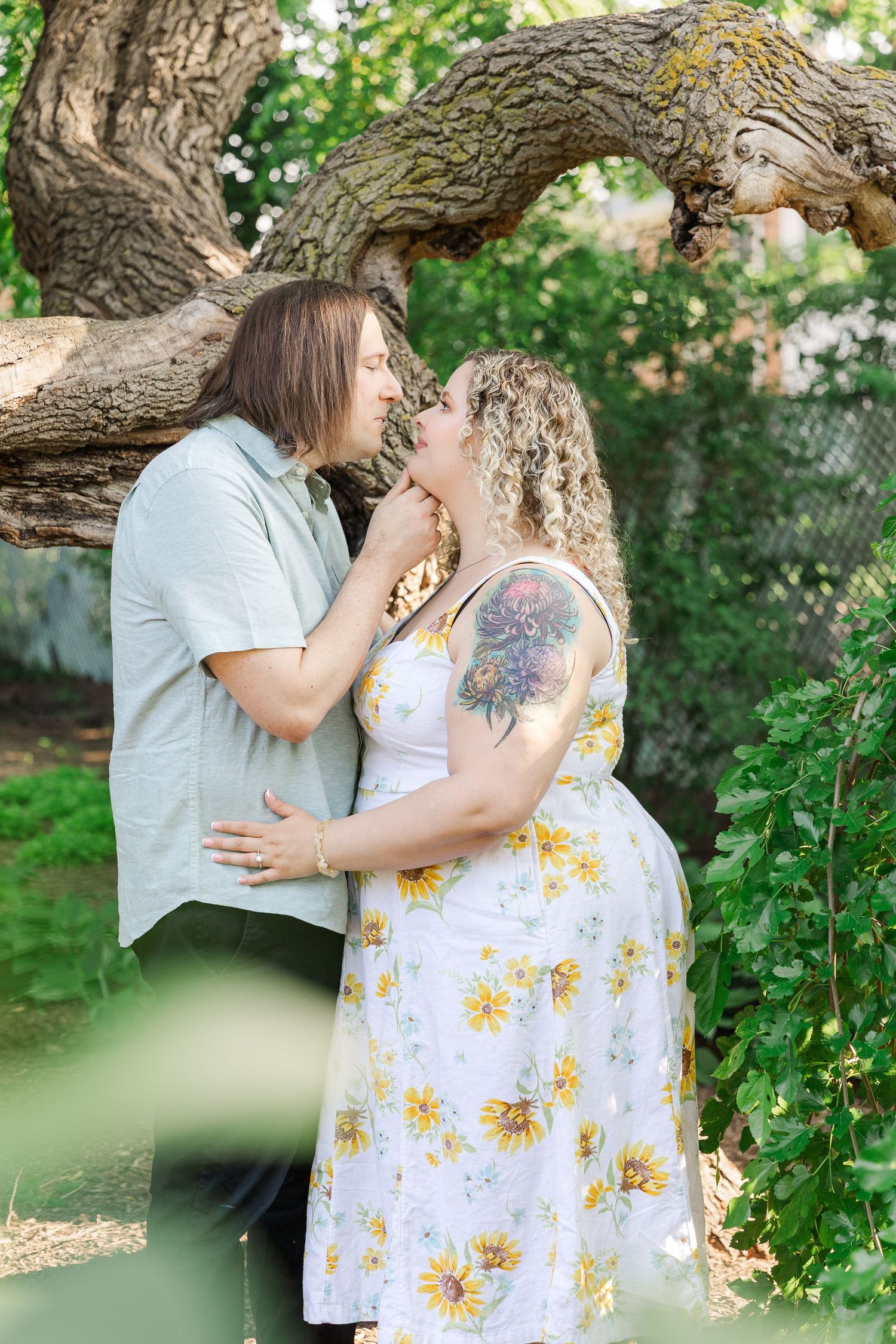 Lombard IL engagement photos by Chicago wedding photographer