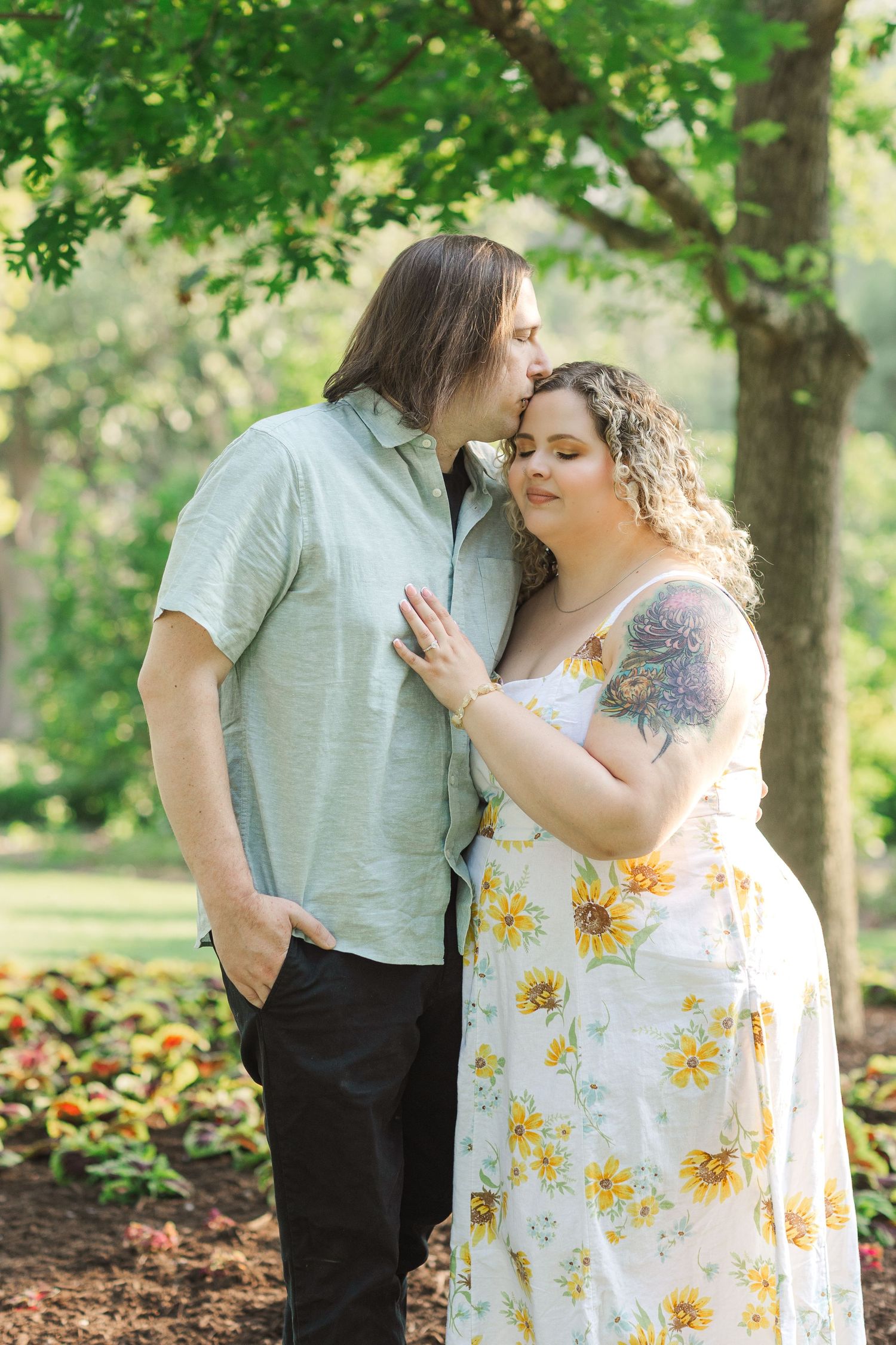 Lilacia Park Lombard IL engagement photography summer session