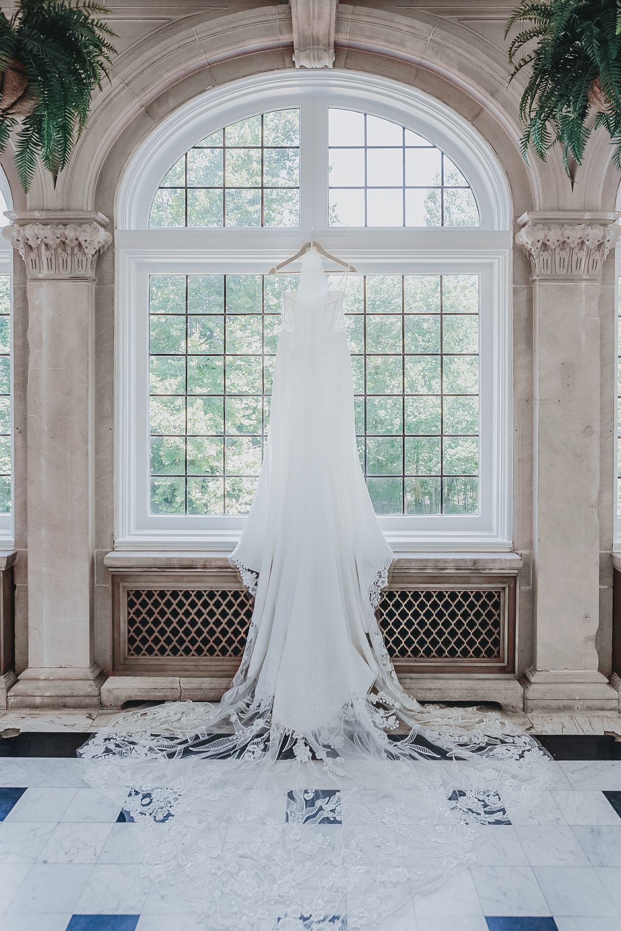 Bridal Gown captured in editorial style at a venue in Huntsville Alabama.
