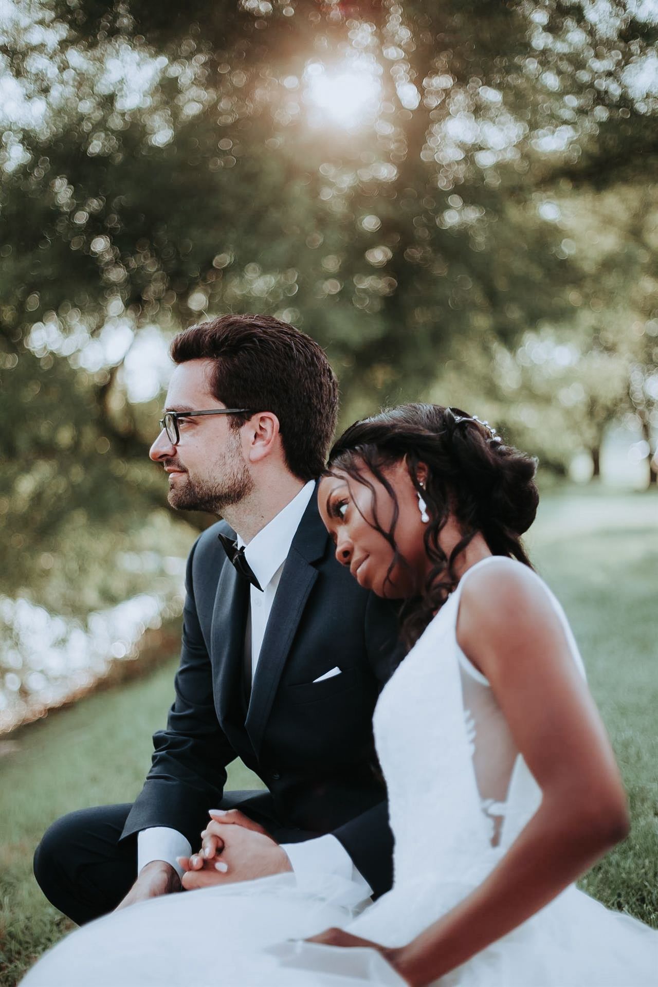 Intimate backyard reception in Birmingham AL, cozy candlelit table scene captured digitally