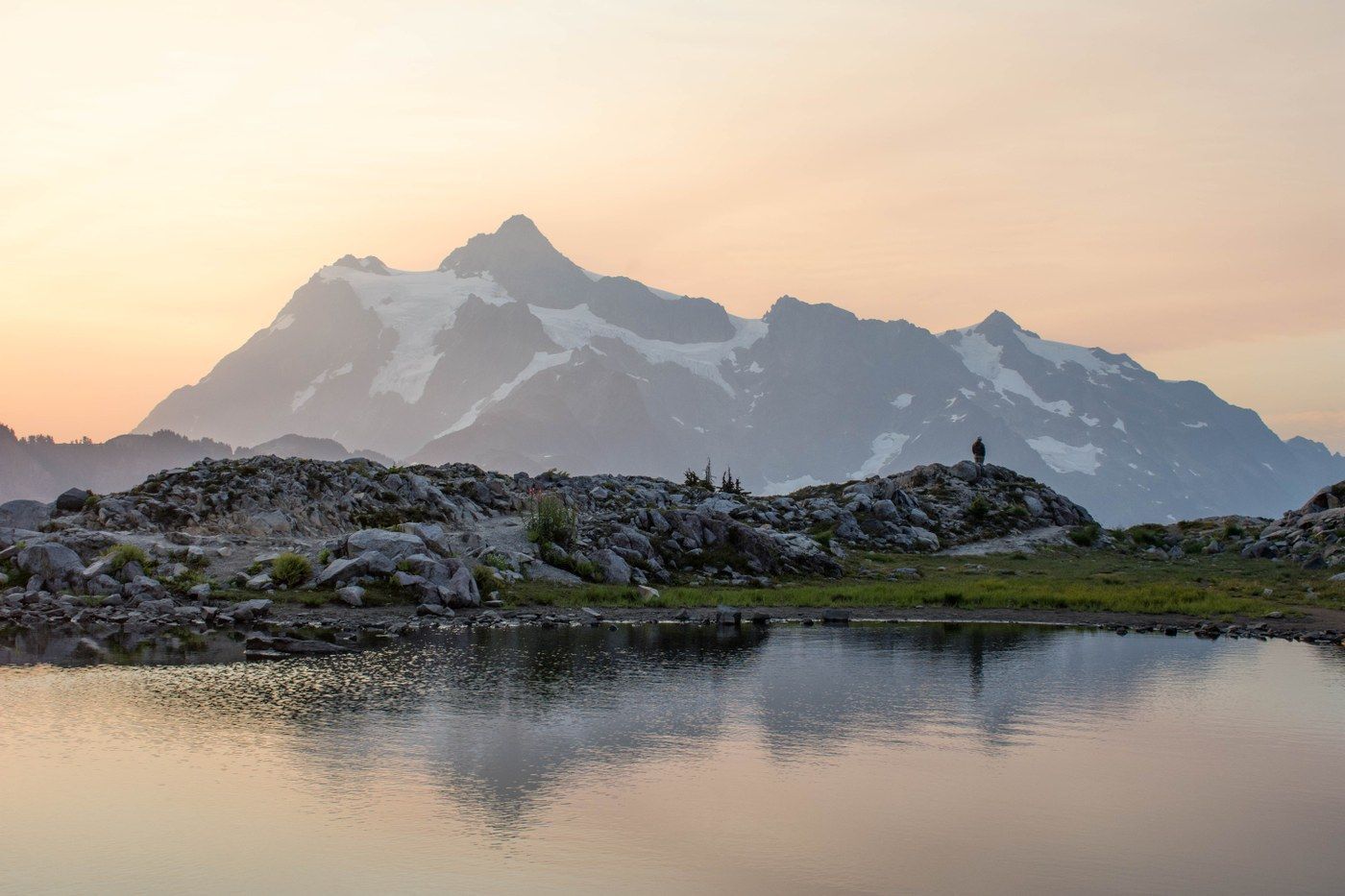 Artist Point at sunset near Mt. Baker Washington