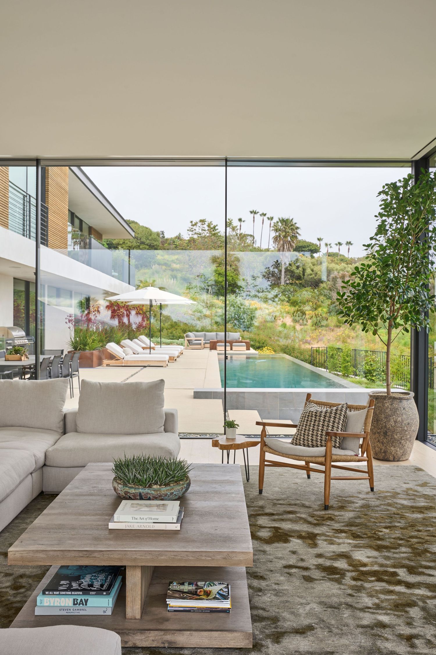 Living Room, Residence in Sea View, LA. Design by GG-ID