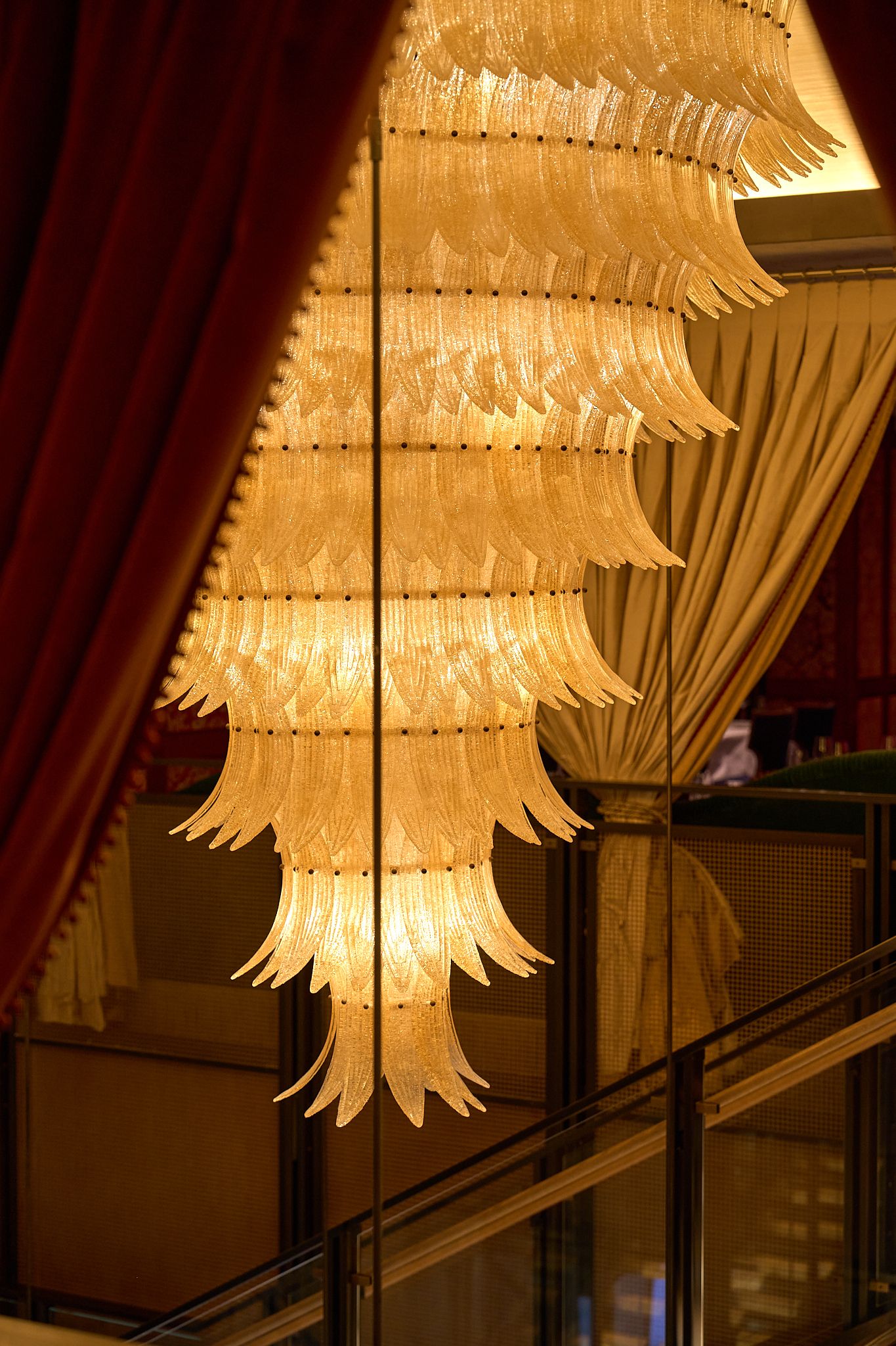 Crystal chandelier by Sogni di Cristallo and Designed by Ken Fulk