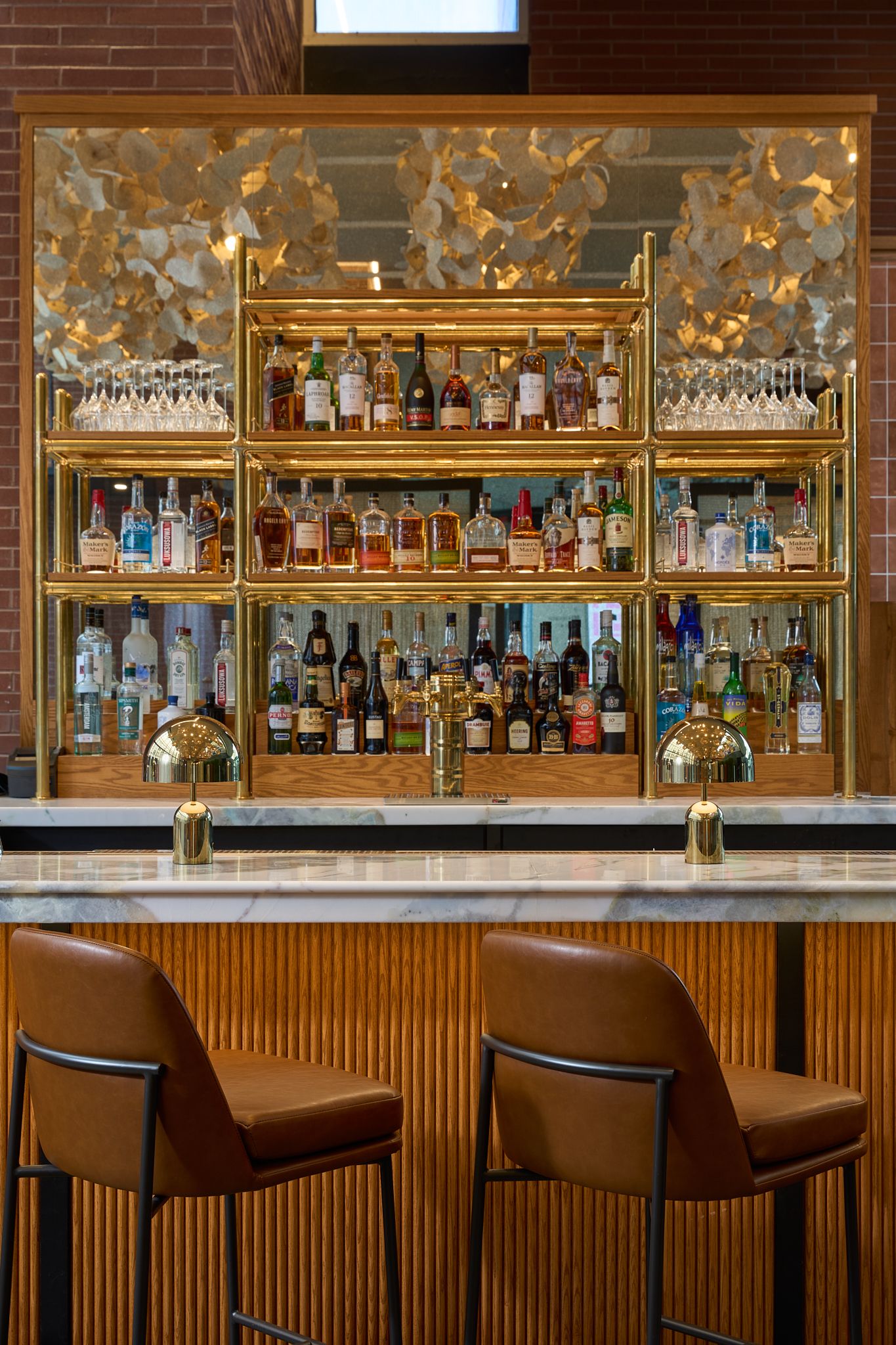 Curtain Call bar at the Kimmel Center in Philadelphia, designed by Make Collective