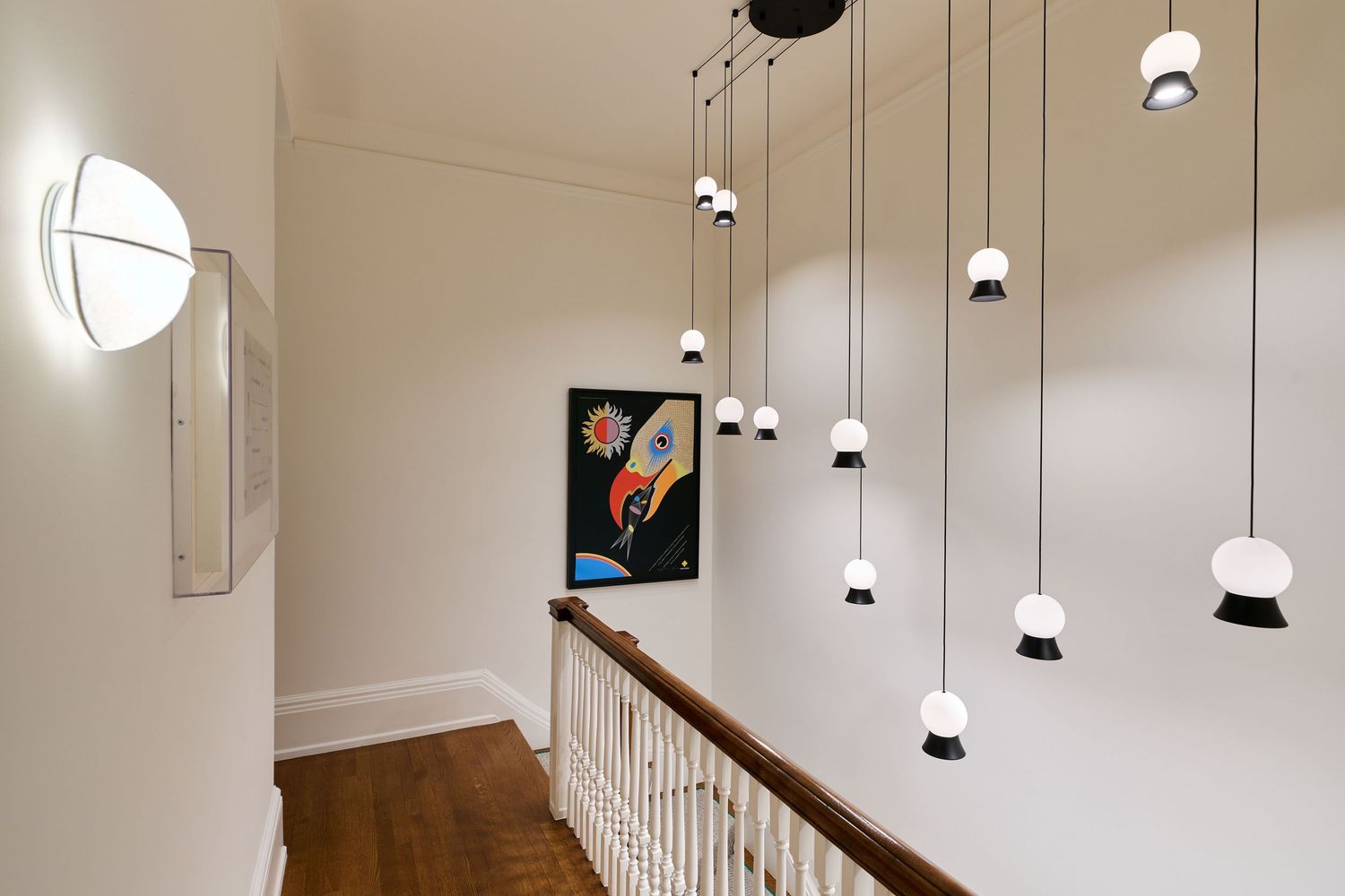Stairwell of a Lexington ave apartment, design by Varlands