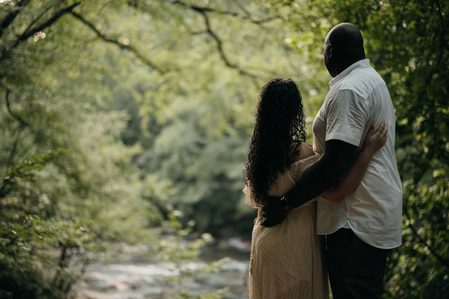 black roswell mills photos, black couple roswell mills, wedding production company atlanta, engagement photos atlanta, roswell engagements