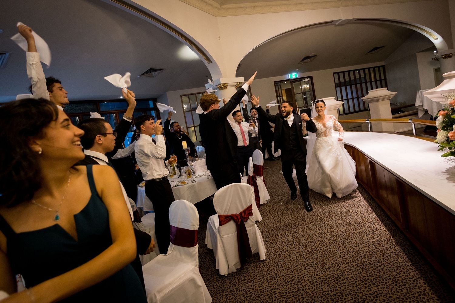 wedding reception at Pagoda Resort