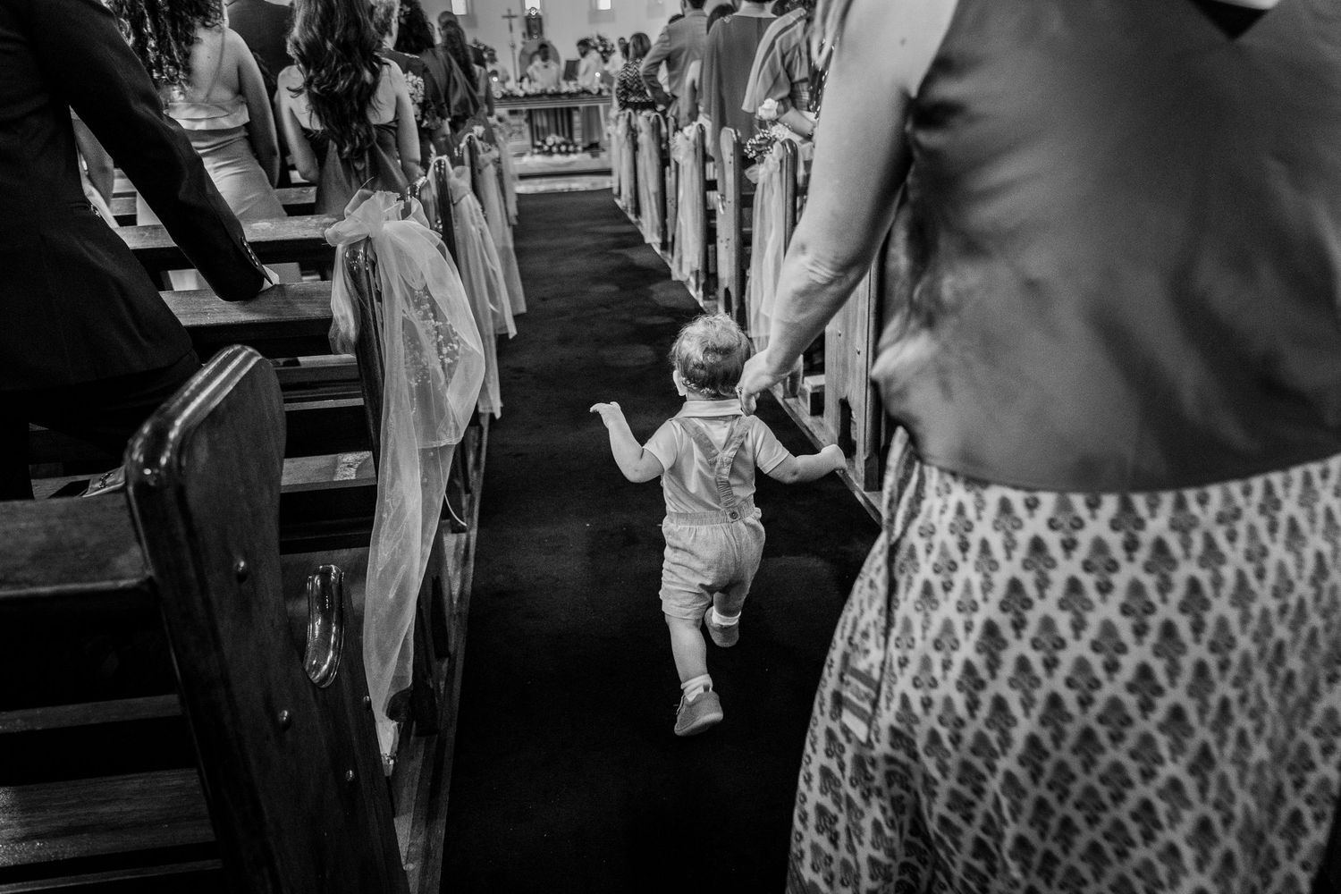 christian wedding at St Mary Star of the Sea