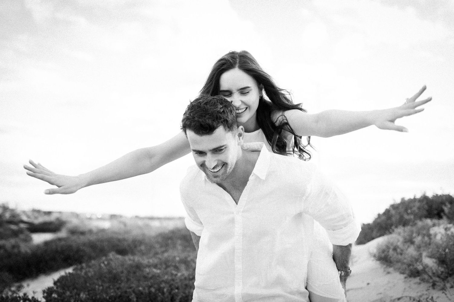 leighton beach engagement. couple session