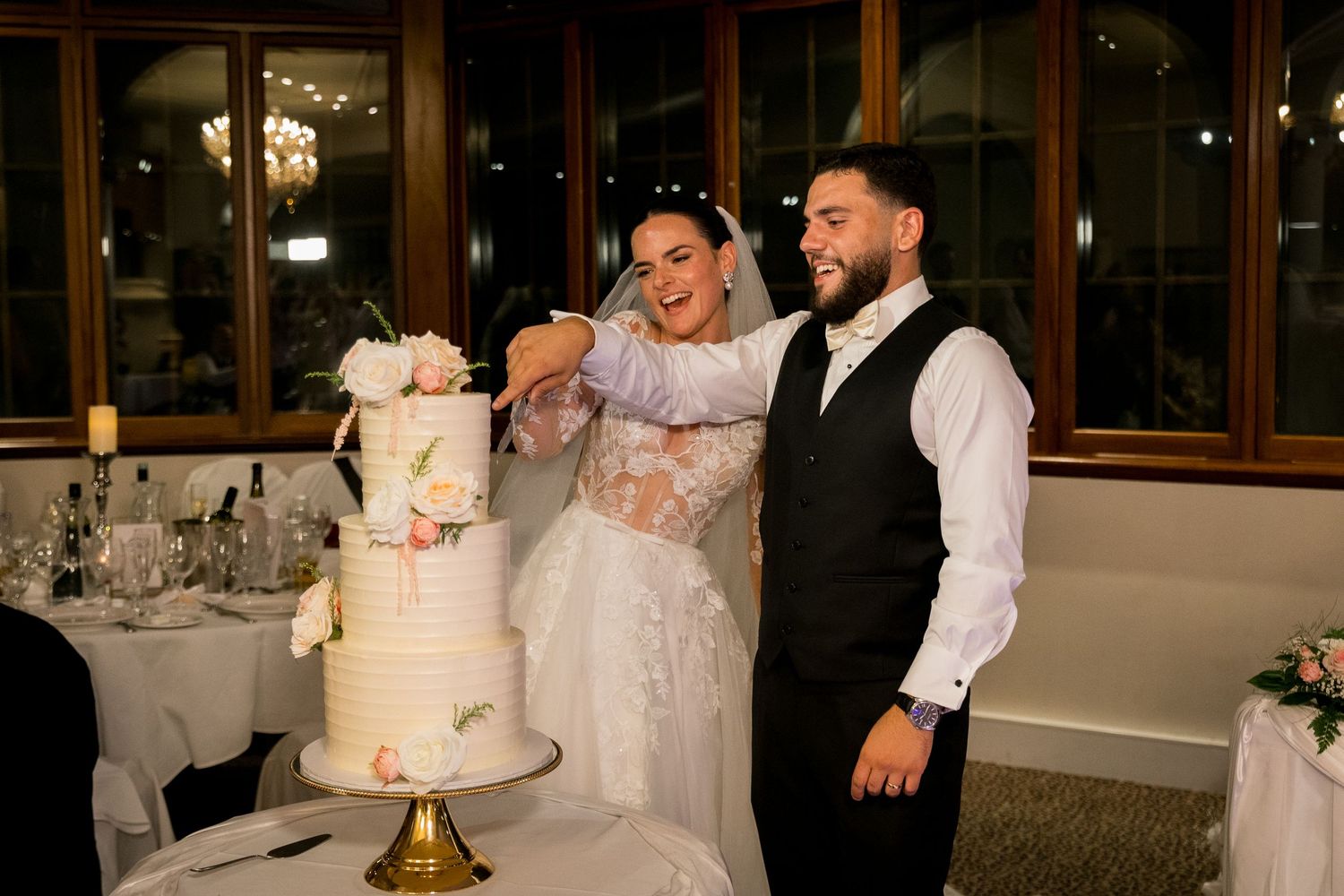 cake cutting at Pagoda Resort
