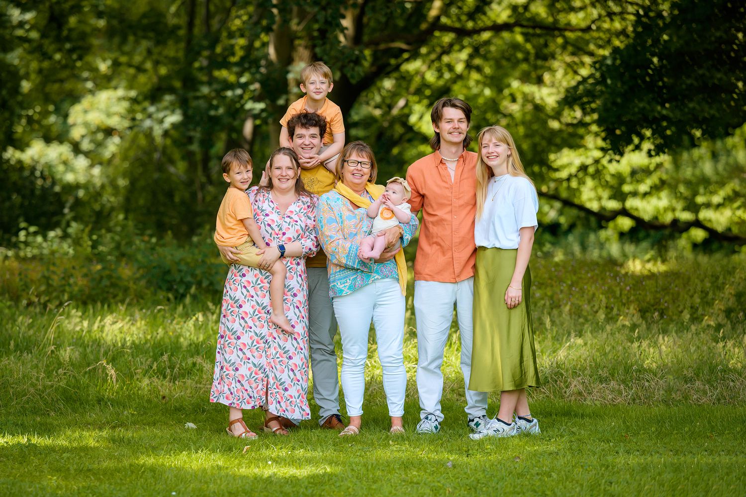 Familie, kinderen, portret, fotoshoot in de studio in Halle (Vlaams-Brabant) of op locatie, fotograaf Halle
