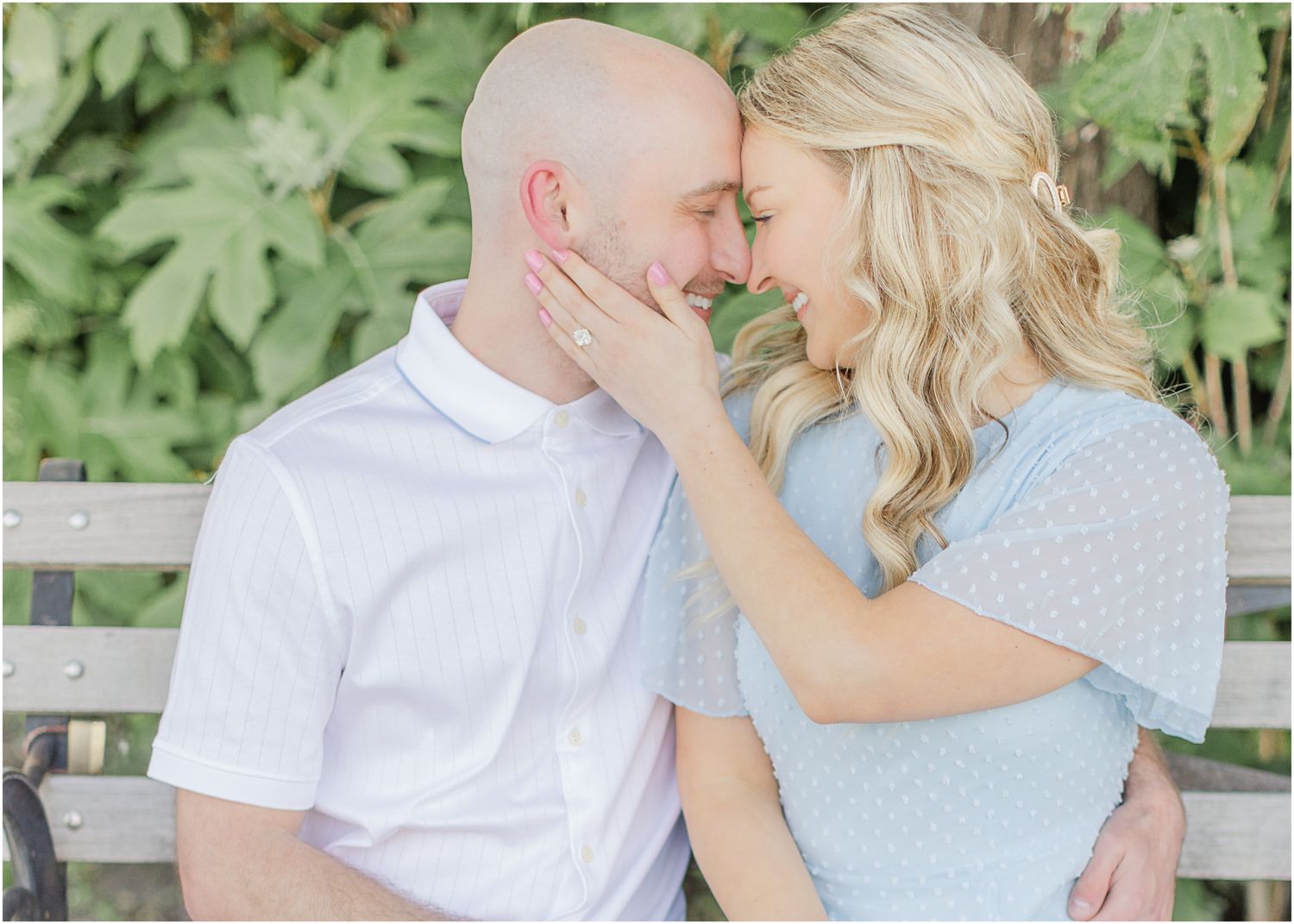 Katie Strzelec Photography Forest Park St Louis Missouri Golden Hour Engagement Portrait Session Art Hill Emerson Grand Basin