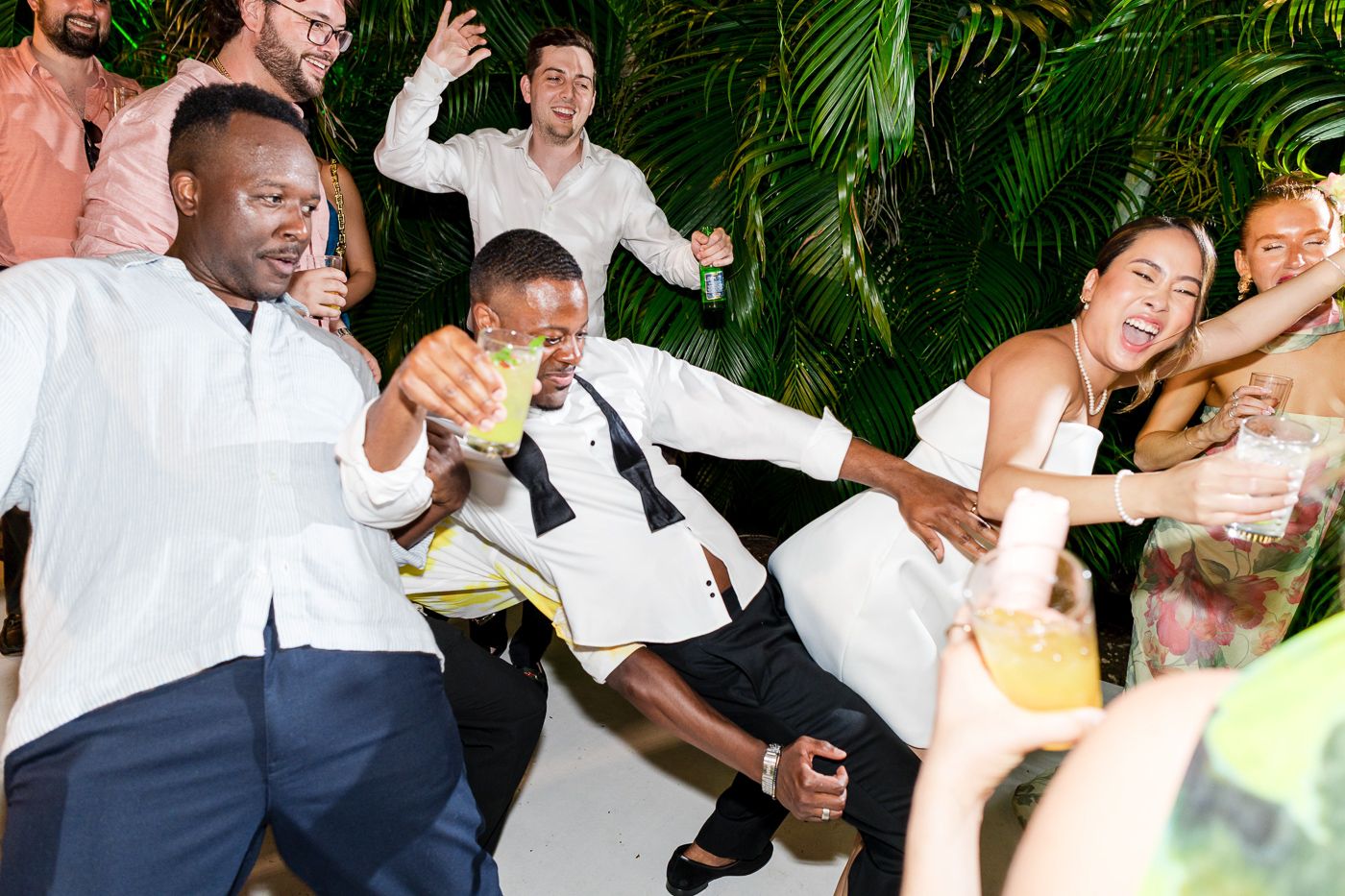 destination wedding reception venue at villa aama, sandy lane barbados