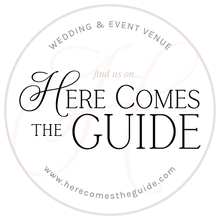 Wedding and event venue logo designs in elegant oval shapes with script typography.