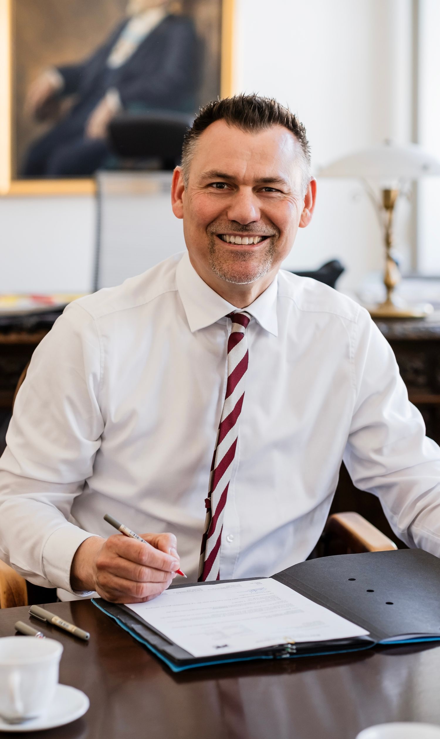 Portrait Sascha Zimmermann, Bürgermeister Güstrow