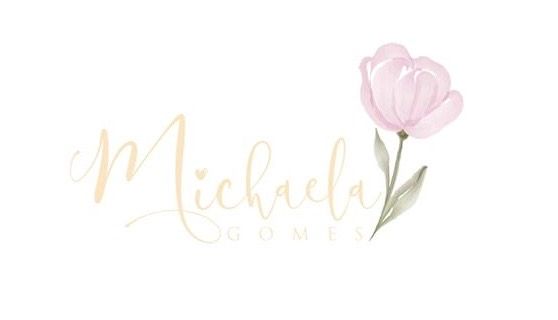 Elegant watercolor logo design featuring handwritten text and pink tulip flower.