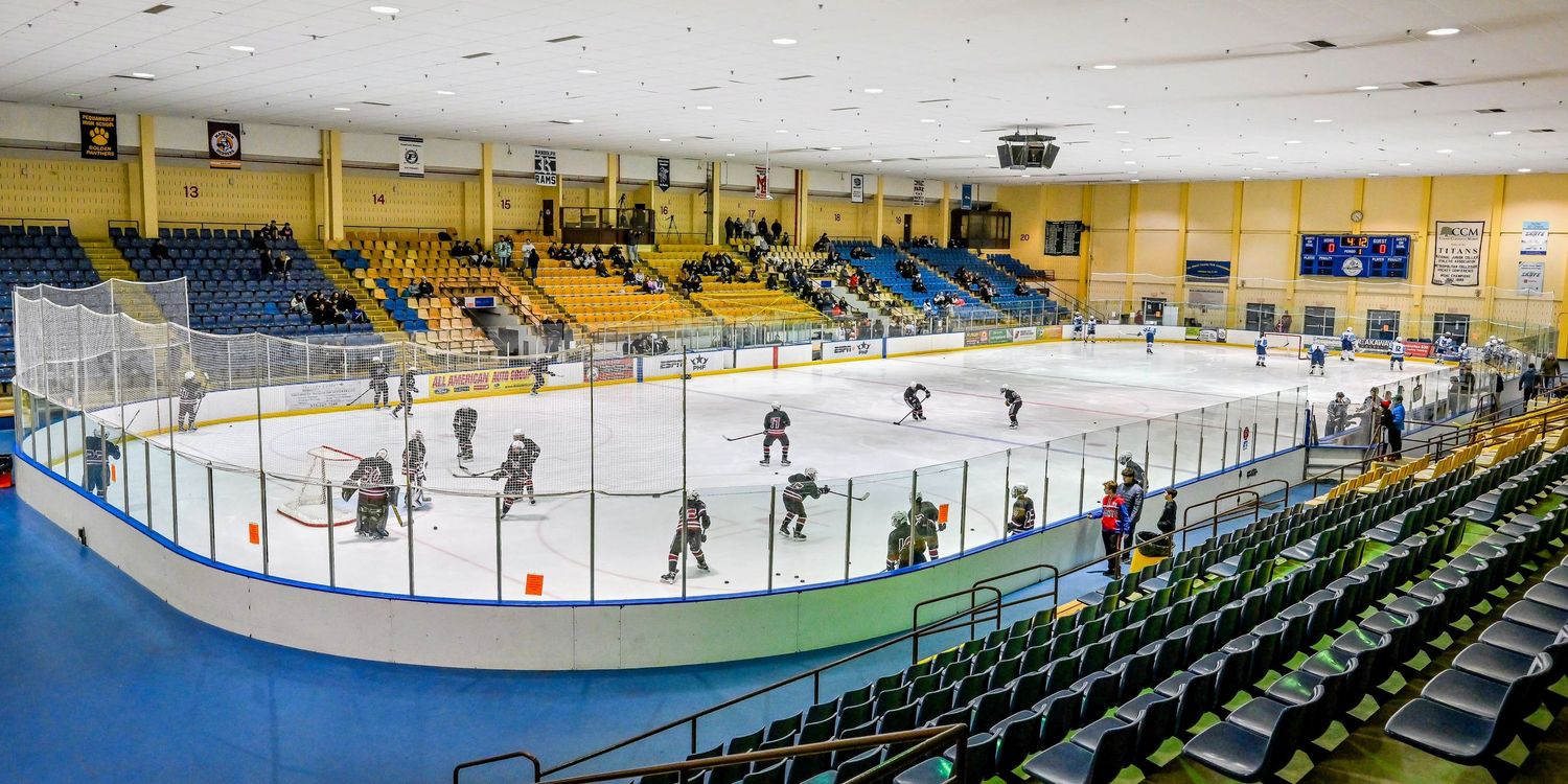 Mennen Sports Arena hockey rink.