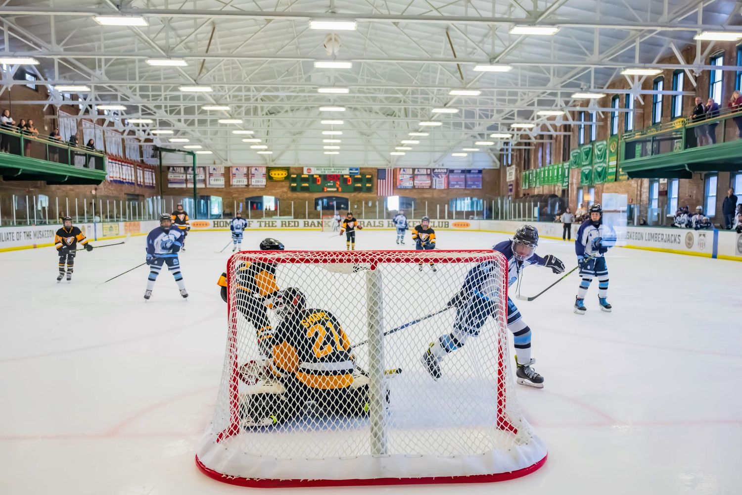 Red Bank Armory hockey rink.