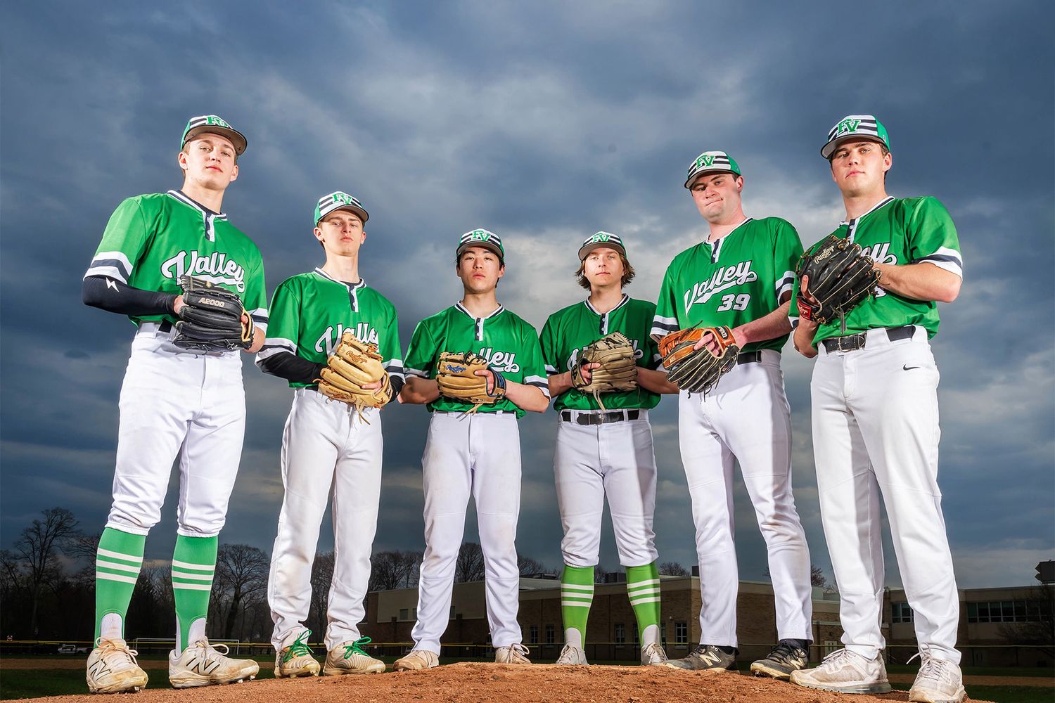 Pascack Valley baseball portrait.