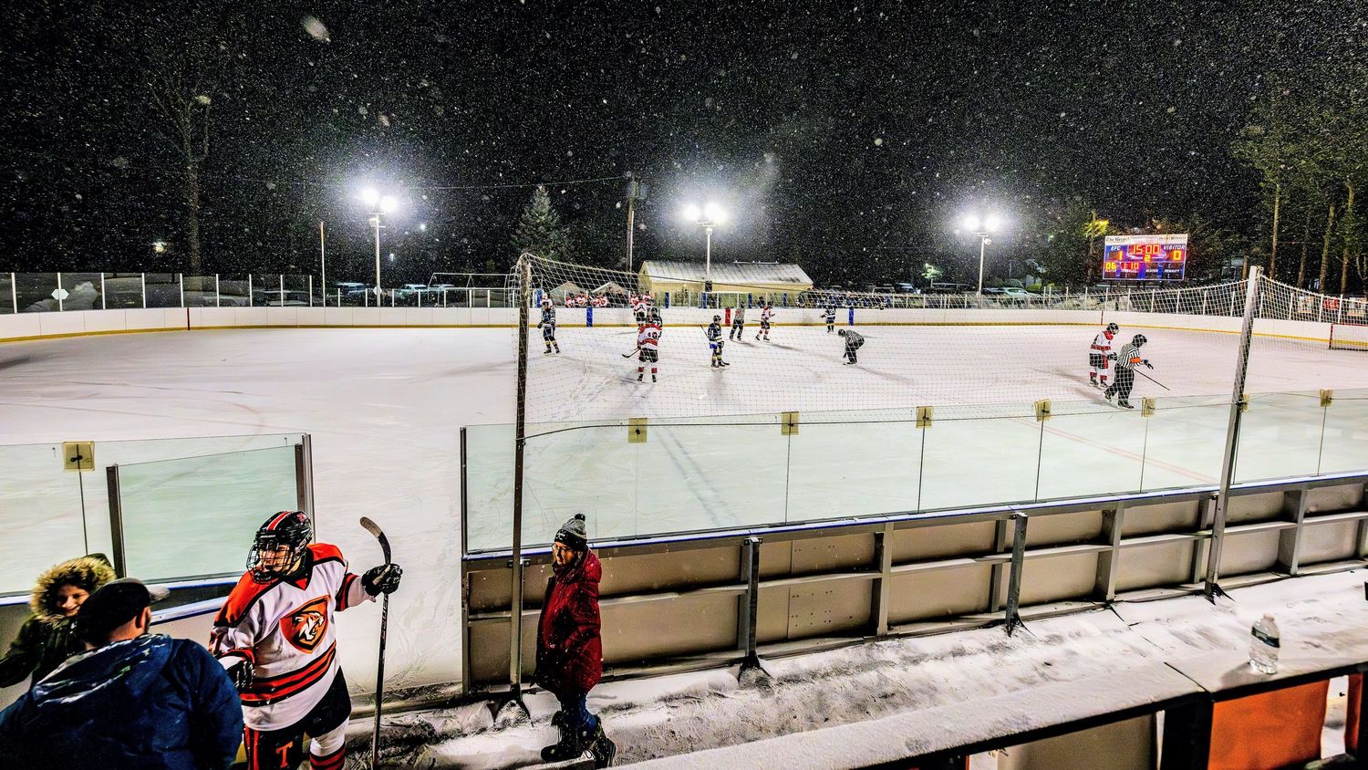 Englewood Field Club hockey rink.