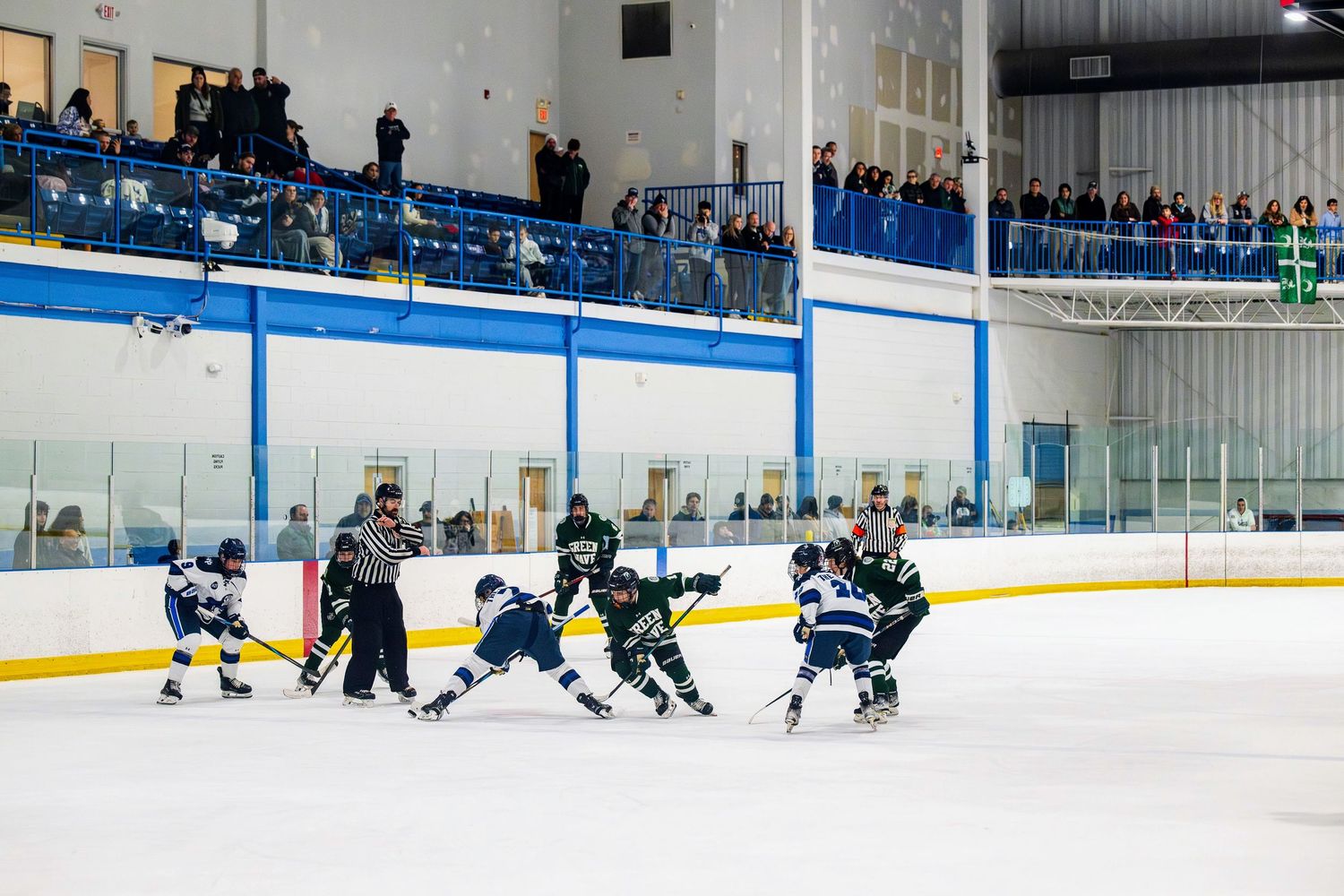 SportsCare Arena hockey rink.