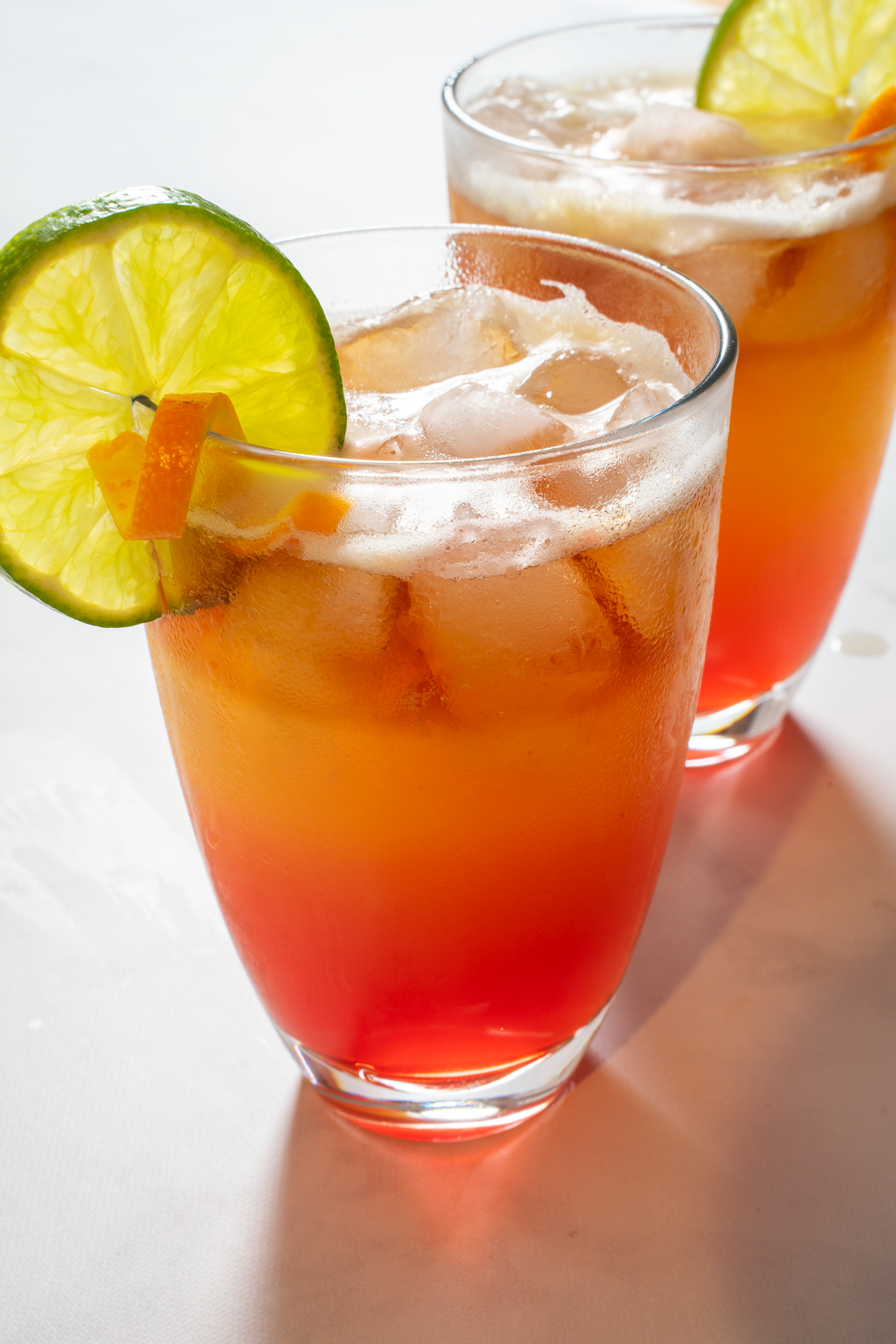Island-inspired Mai Tai with line garnish – cocktail recipe image for tropical entertaining