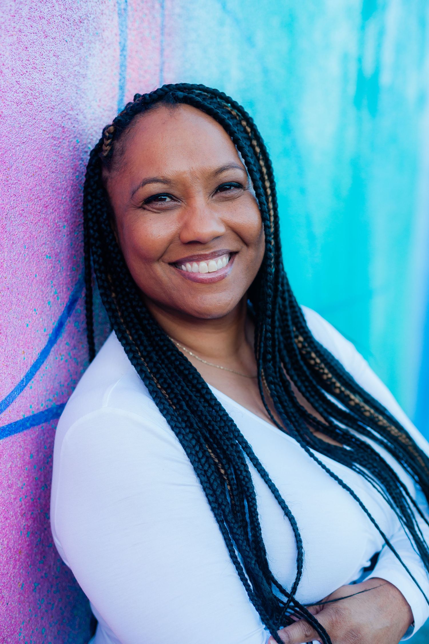 Personal branding portrait of a woman entrepreneur in natural light – San Diego brand photographer