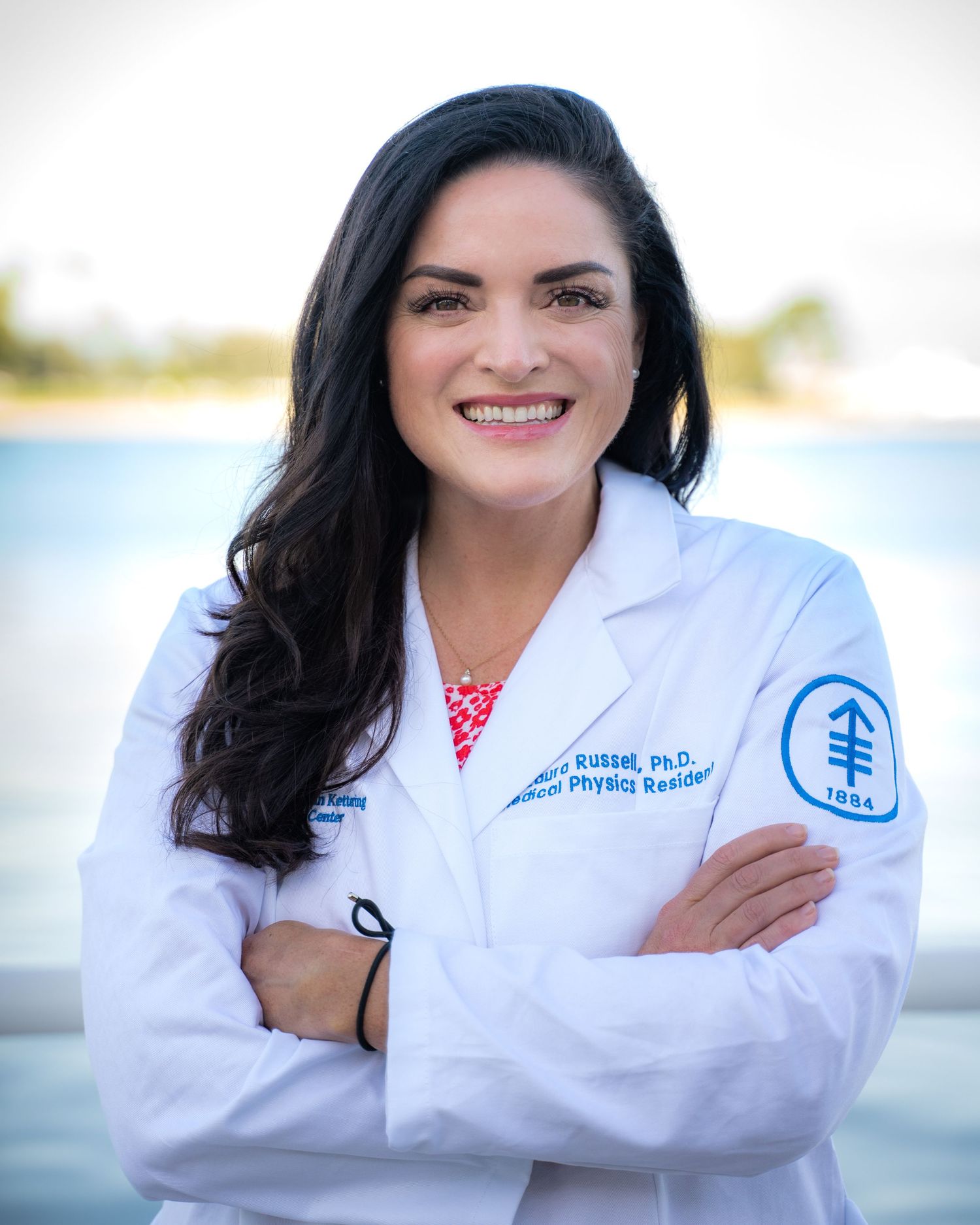 Outdoor portrait of a medical professional in Southern California with casual, approachable styling