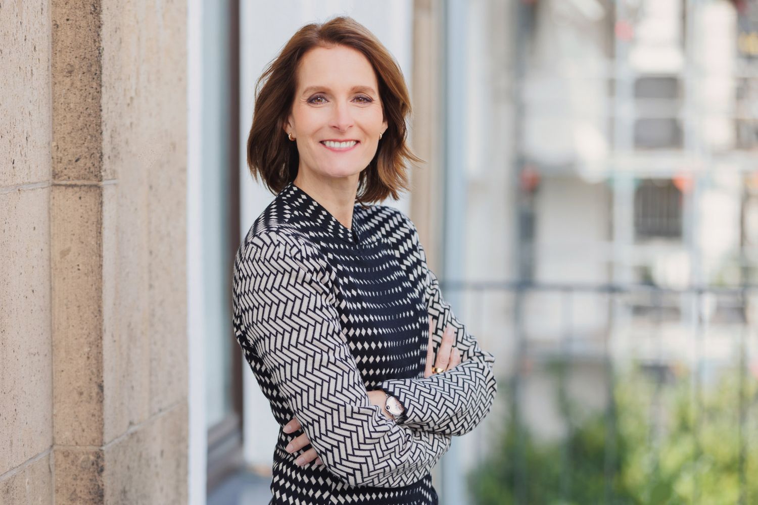 Authentisches Businessportrait einer Unternehmerin