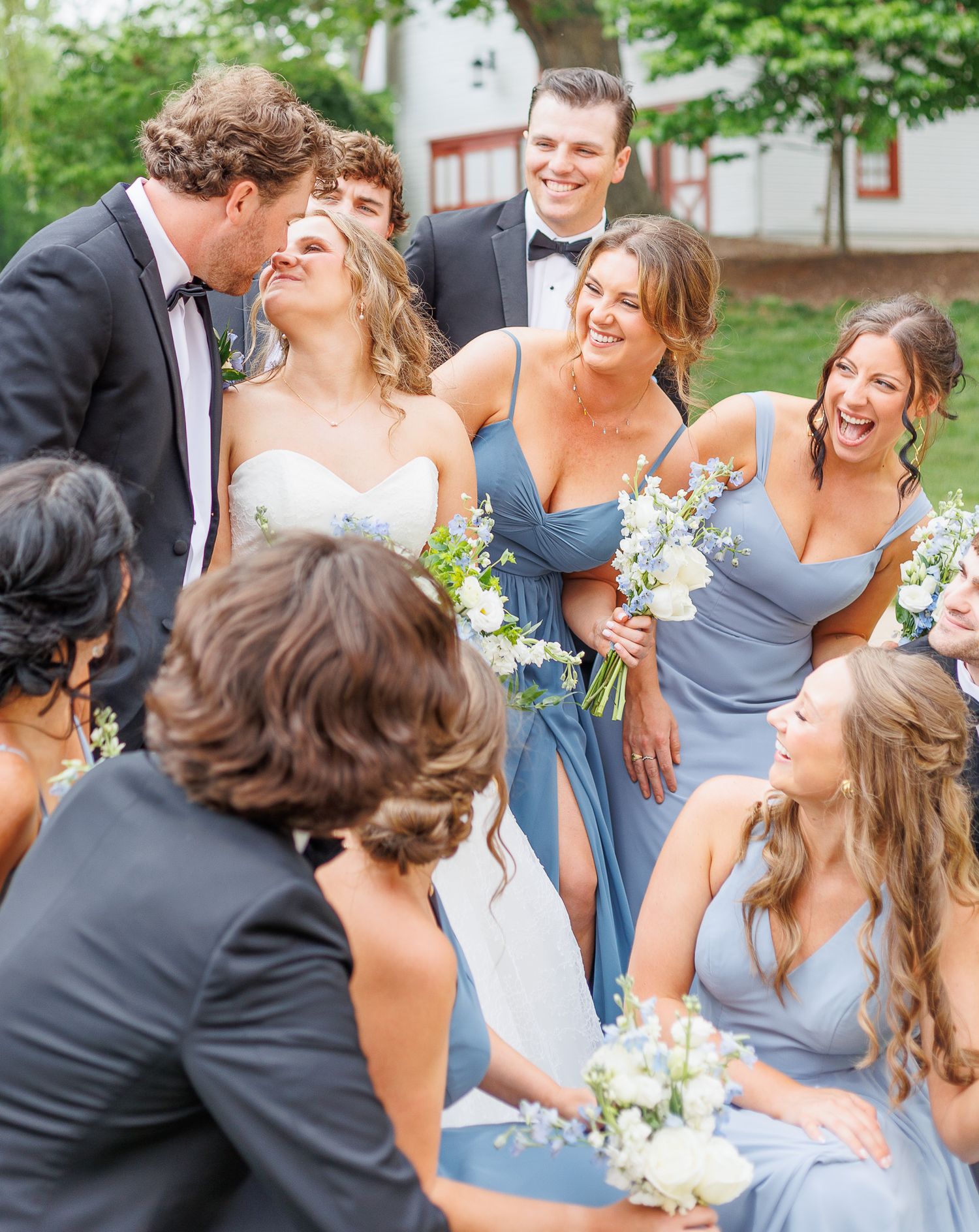 Wedding Photography. Slate Blue. Soft and subtle, true to color.
