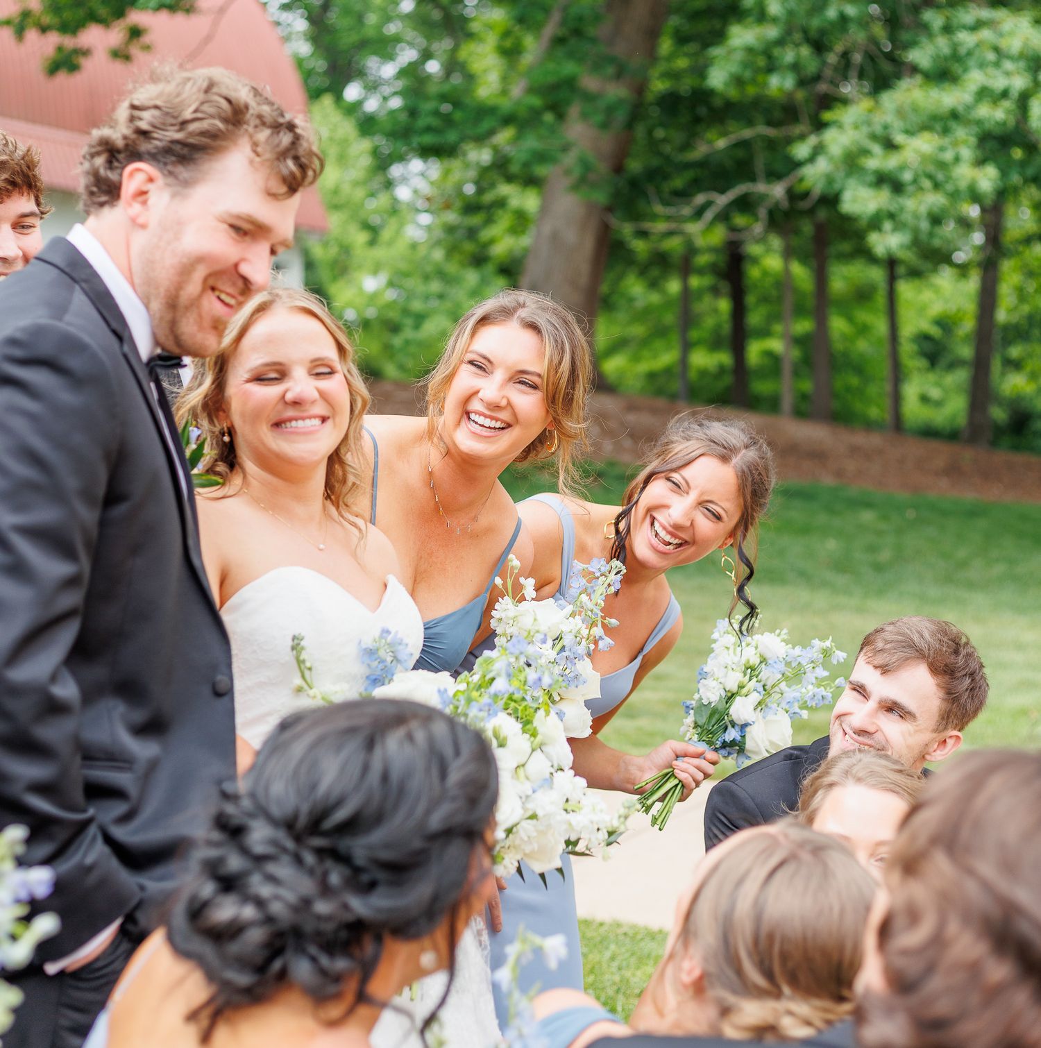 Wedding Photography. Slate Blue. Soft and subtle, true to color.
