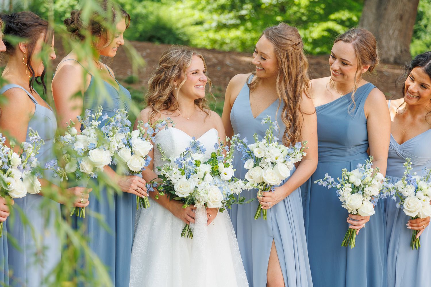 Wedding Photography. Slate Blue. Soft and subtle, true to color.
