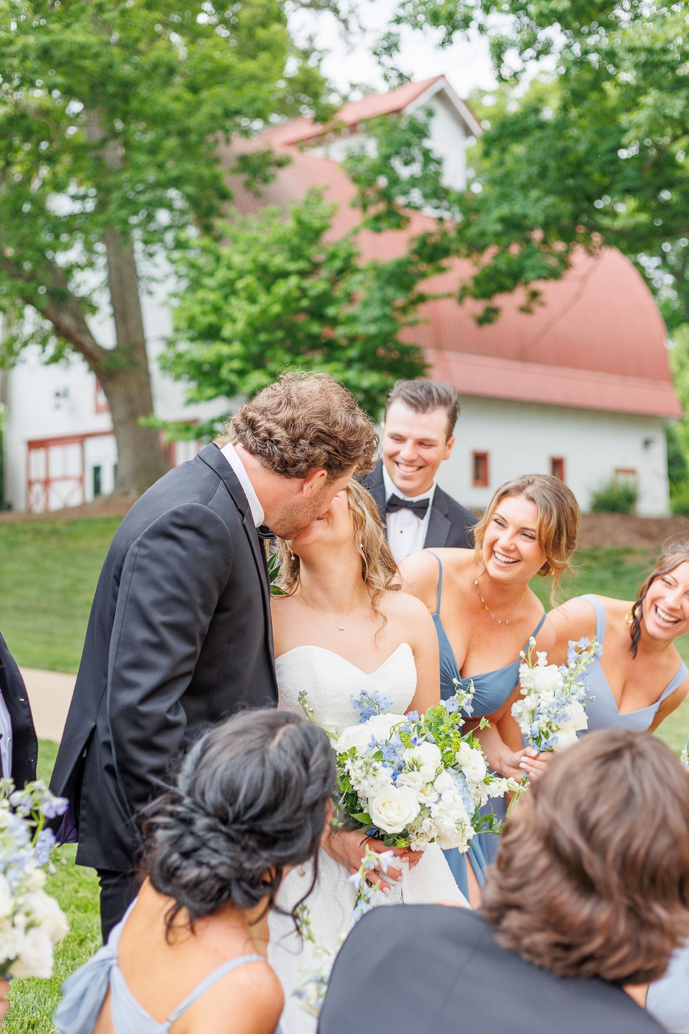 Wedding Photography. Slate Blue. Soft and subtle, true to color.