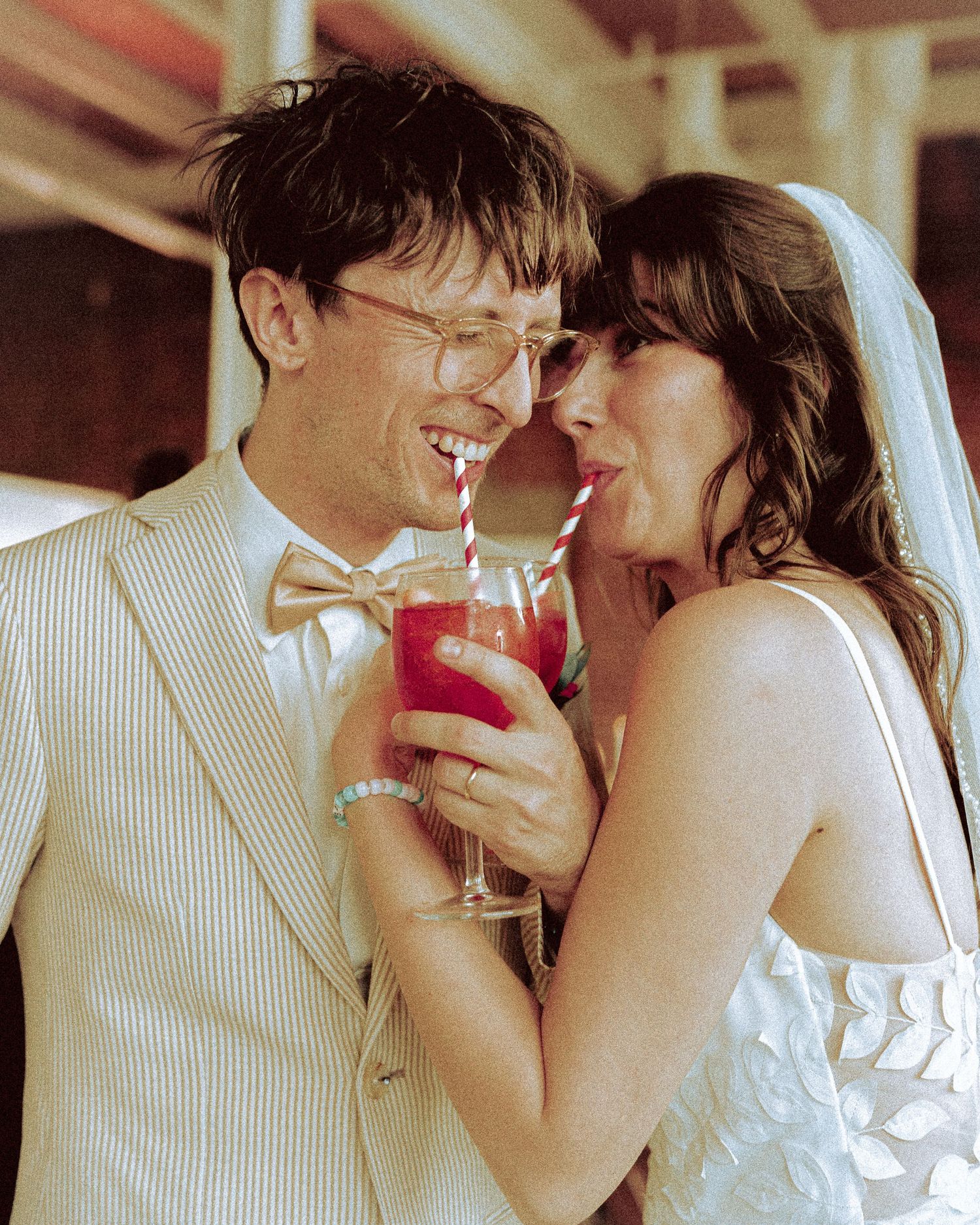 Matt and Monica’s funny, offbeat wedding at Toronto Micro Weddings with Skelly the skeleton and charcuterie boards art at the tables
