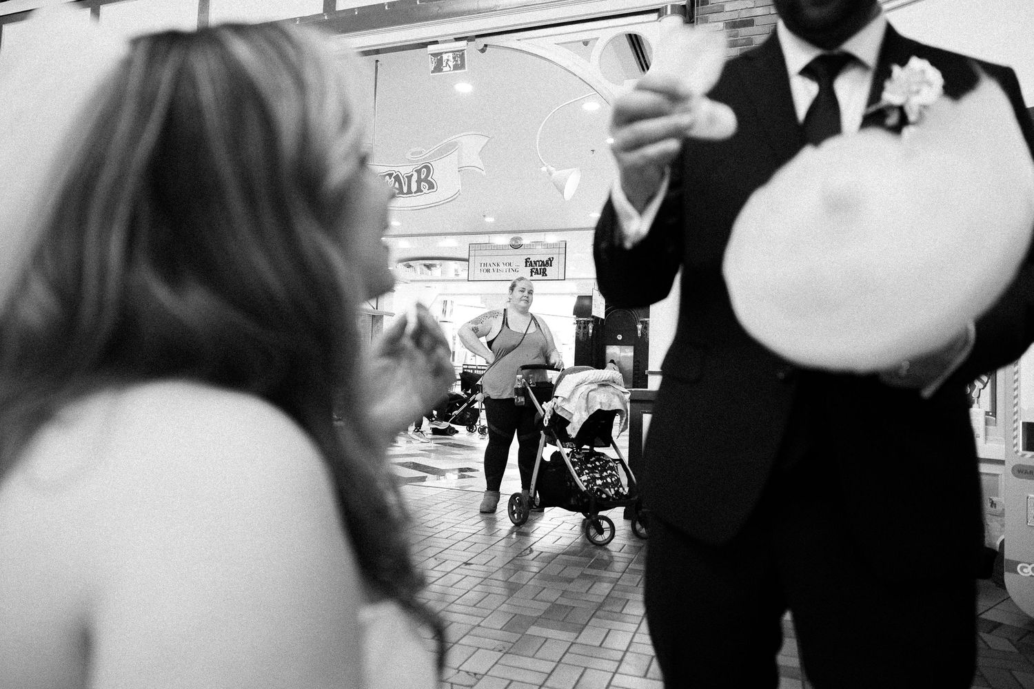 Ukranian orthodox wedding with a pit-stop at Fantasy Fair in Woodbine Mall. Intimate, theatrical with cotton-candy and vintage Photo Booth.