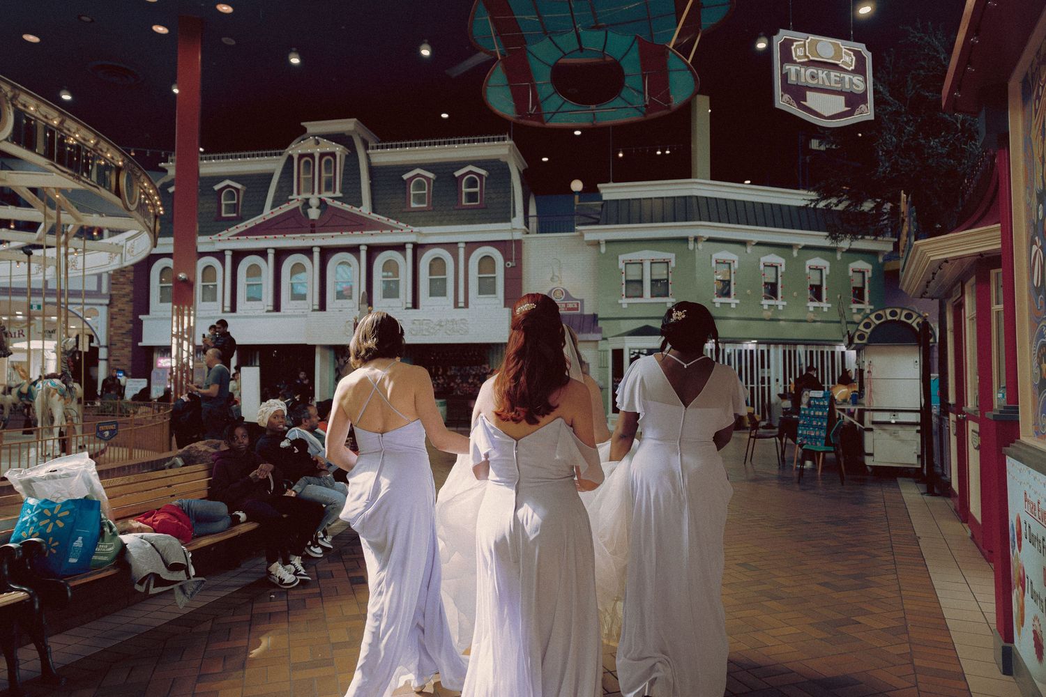 Ukranian orthodox wedding with a pit-stop at Fantasy Fair in Woodbine Mall. Intimate, theatrical with cotton-candy and vintage Photo Booth.