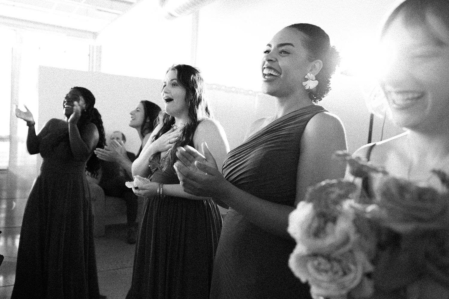 Matt and Monica’s funny, offbeat wedding at Toronto Micro Weddings with Skelly the skeleton and charcuterie boards art at the tables