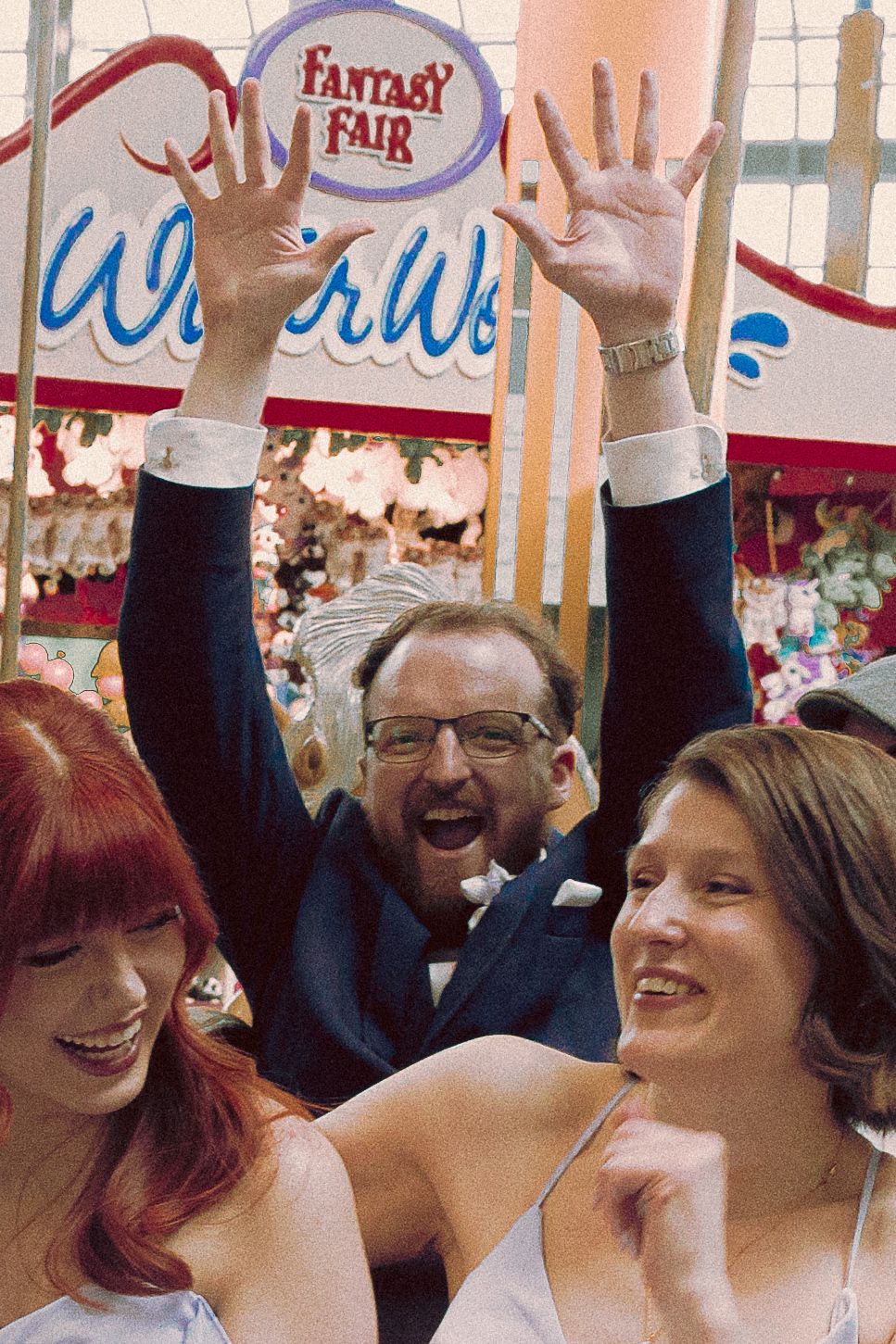 Ukranian orthodox wedding with a pit-stop at Fantasy Fair in Woodbine Mall. Intimate, theatrical with cotton-candy and vintage Photo Booth.