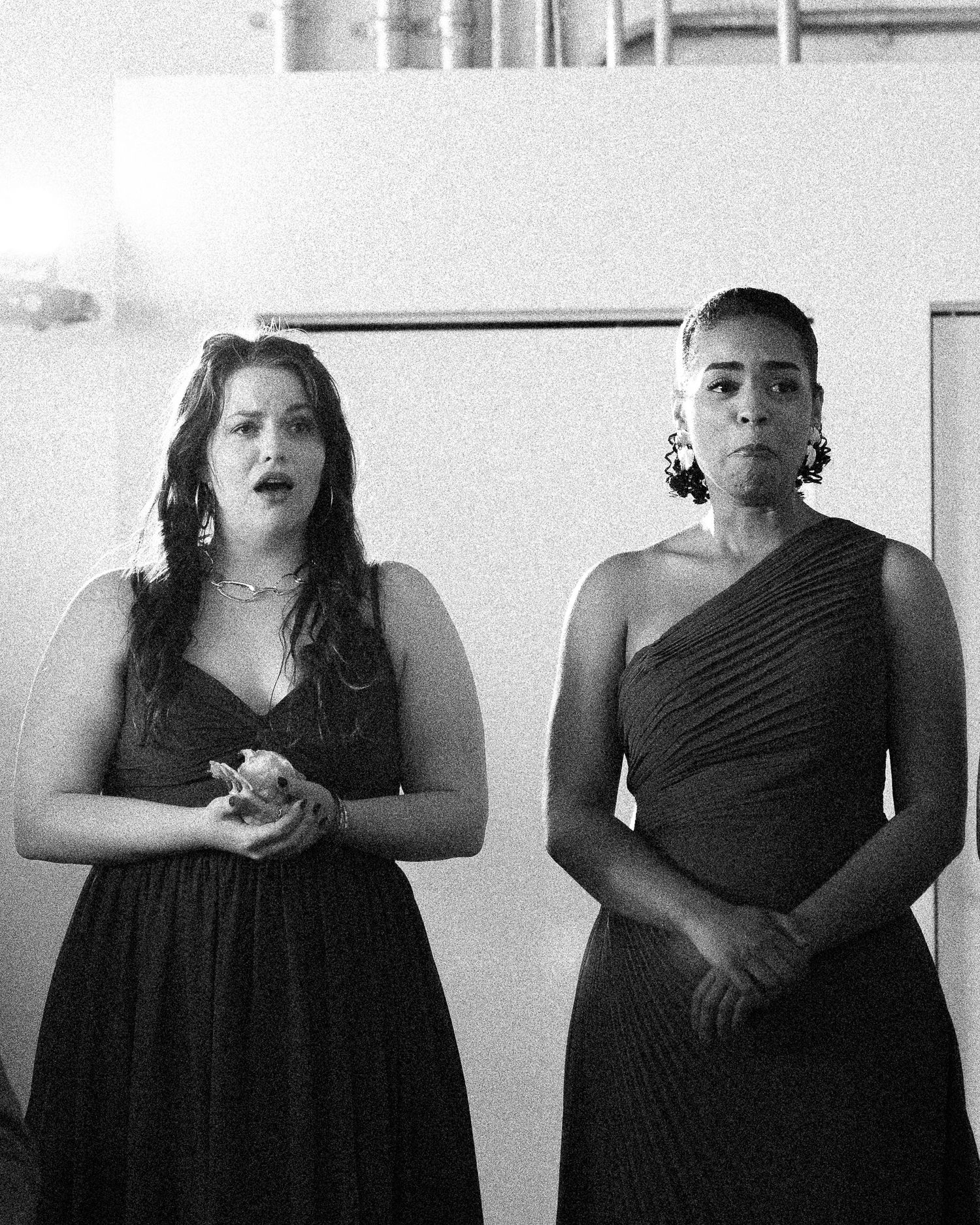 Matt and Monica’s funny, offbeat wedding at Toronto Micro Weddings with Skelly the skeleton and charcuterie boards art at the tables