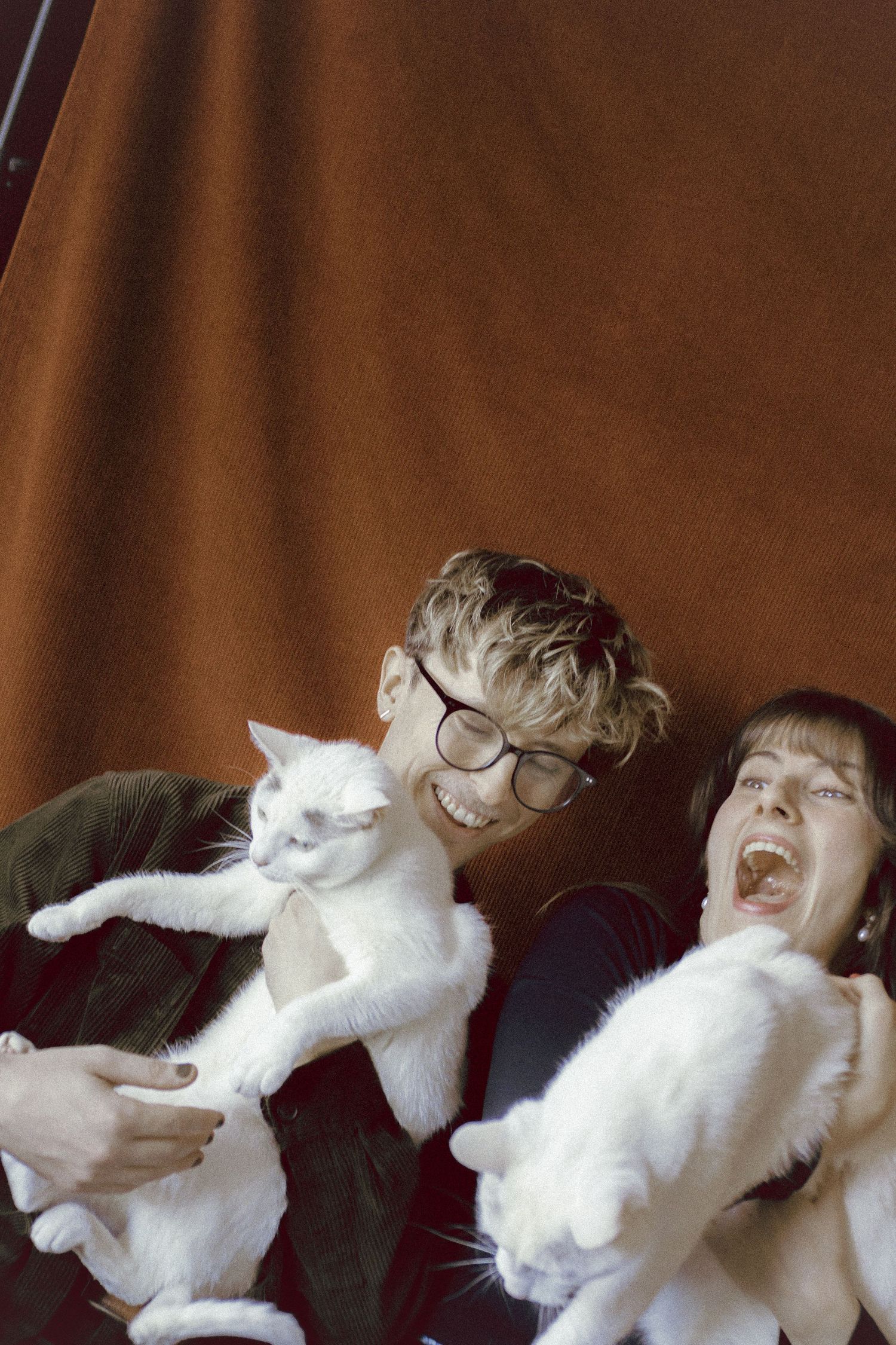 Surrealism Meets Love: A Two-Part Engagement with Twin Cats & a visit to ER
