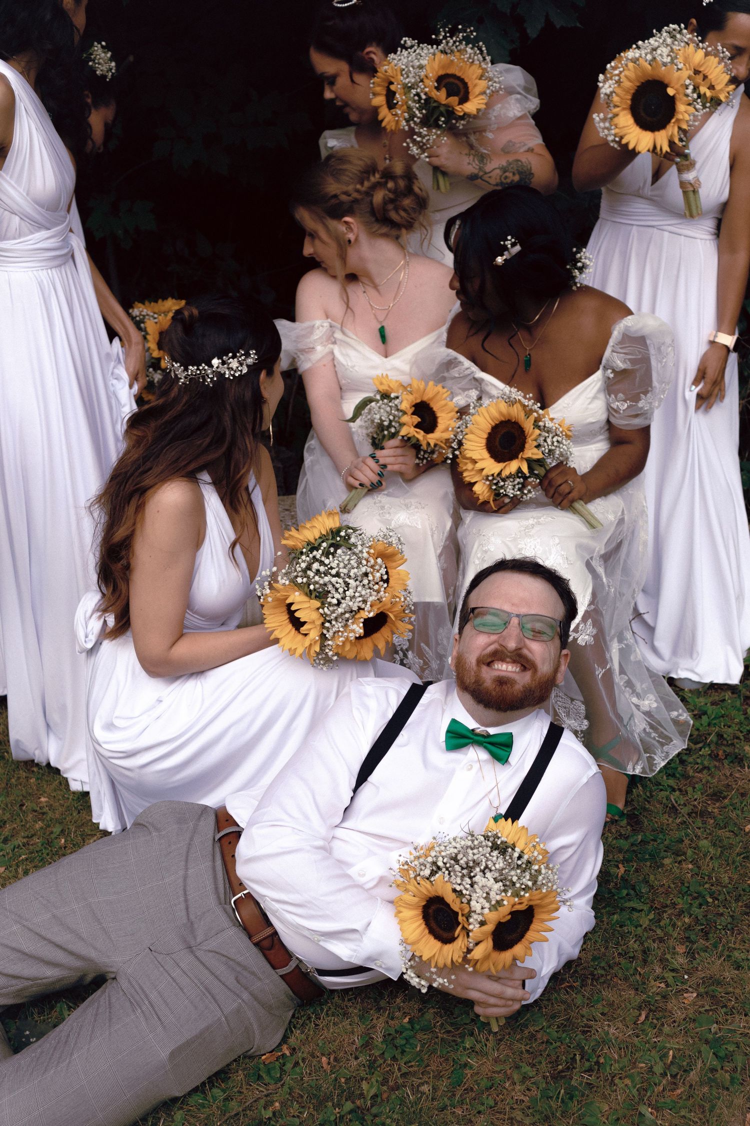 The Perfect Color-Coordinated Same-Sex Wedding in Toronto, at Fantasy Farms. Cinematic photography in Toronto for stylish, queer couples.